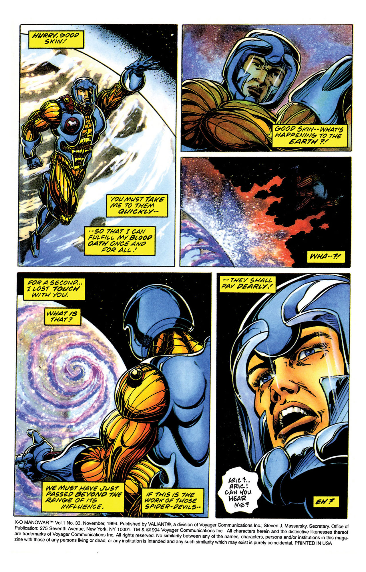 Read online X-O Manowar (1992) comic -  Issue #33 - 3