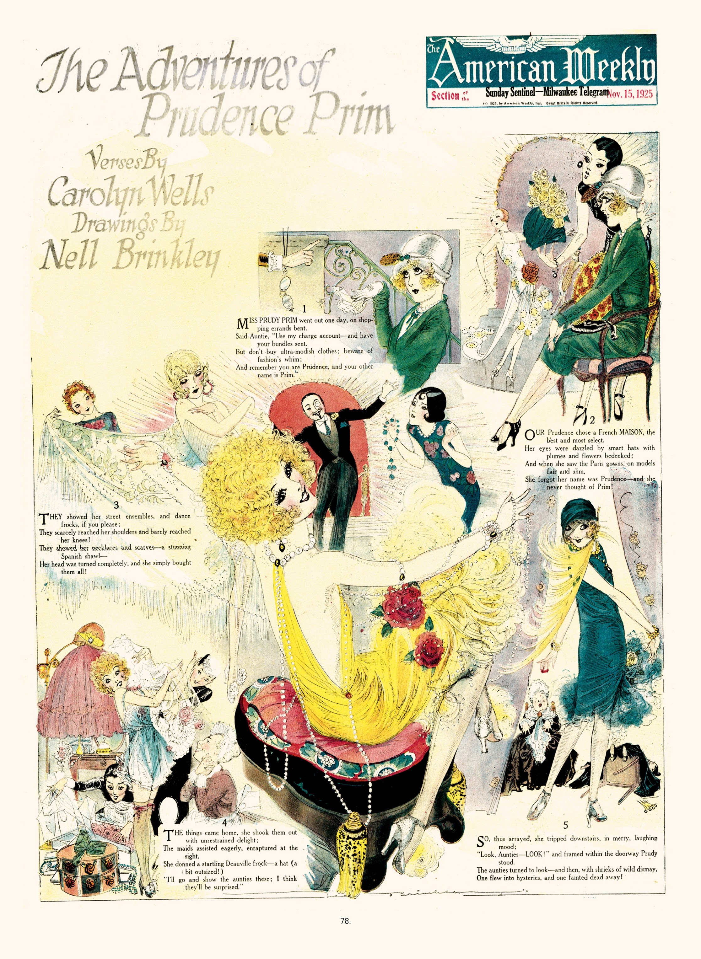 Read online The Brinkley Girls: The Best of Nell Brinkley's Cartoons comic -  Issue # TPB - 78