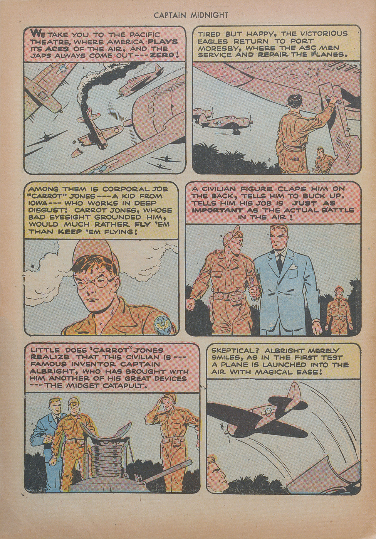 Read online Captain Midnight (1942) comic -  Issue #20 - 6