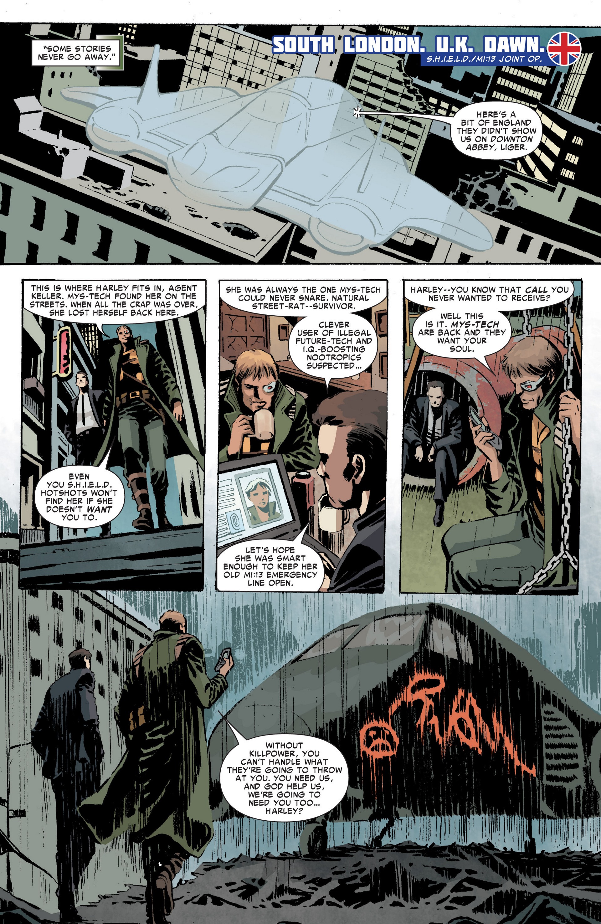 Read online Revolutionary War: Motormouth comic -  Issue # Full - 5