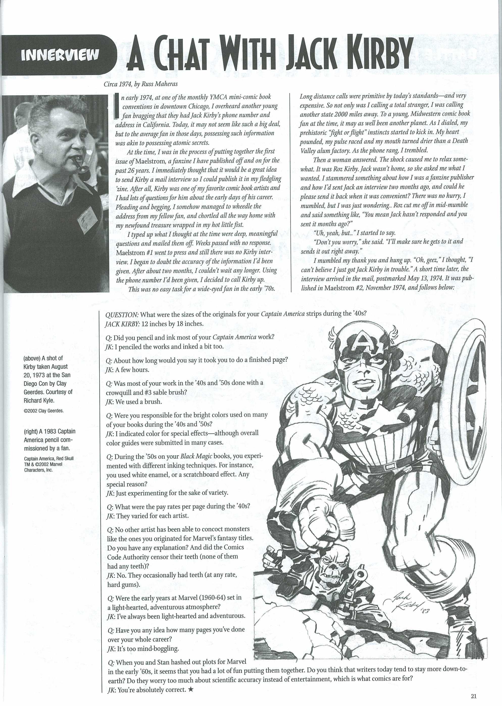 Read online The Jack Kirby Collector comic -  Issue #34 - 23