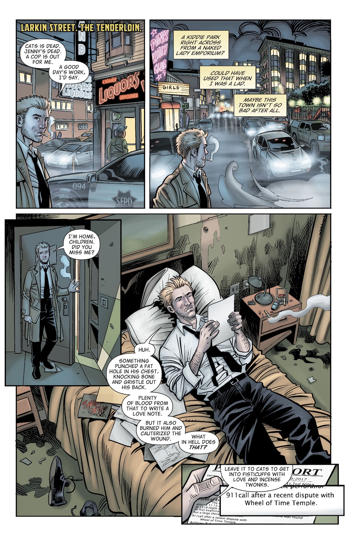 Read online The Hellblazer comic -  Issue #16 - 16