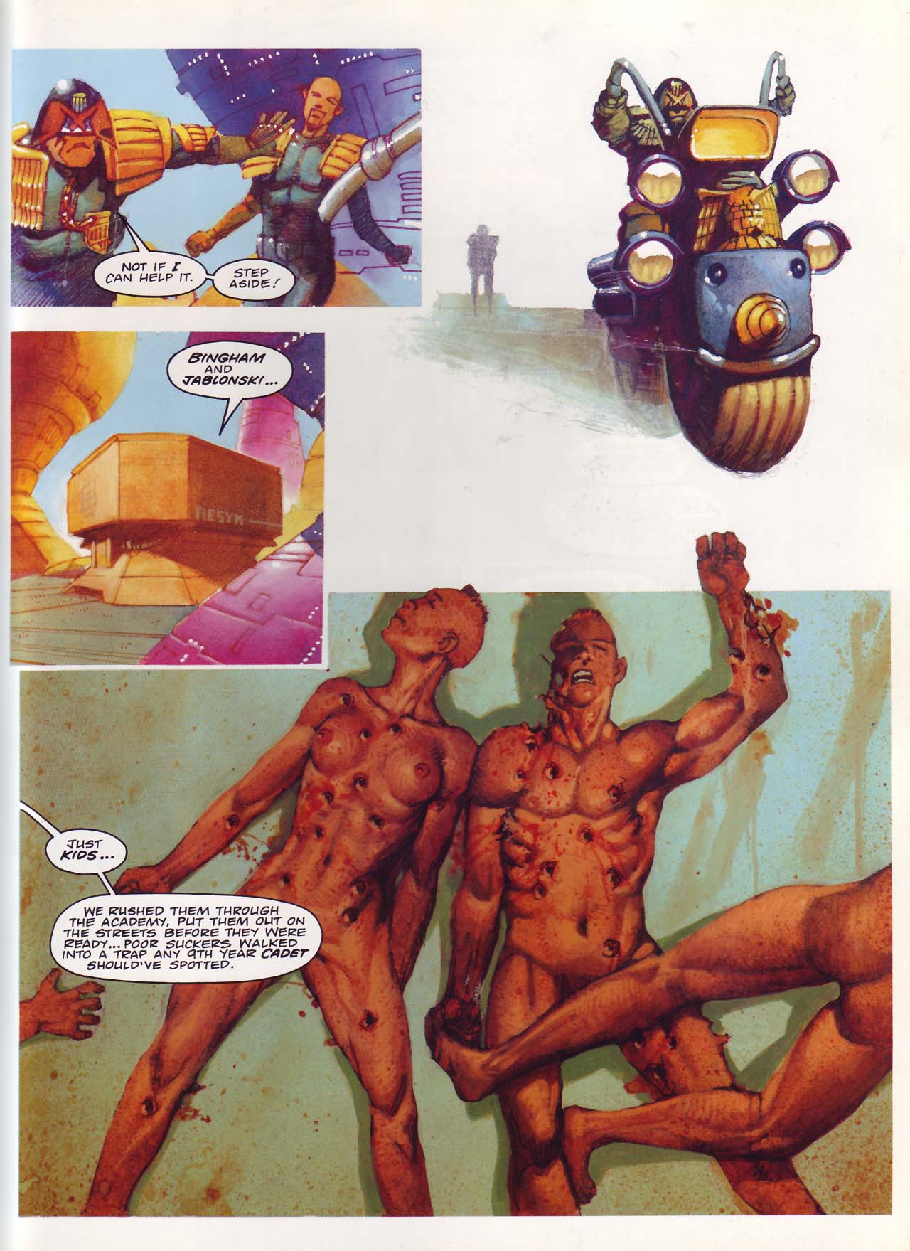 Read online Judge Dredd: Mechanismo comic -  Issue # TPB - 22