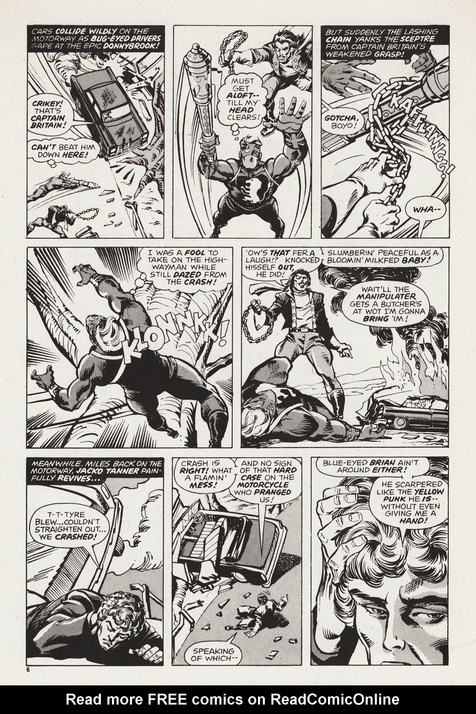 Read online Captain Britain (1976) comic -  Issue #38 - 6