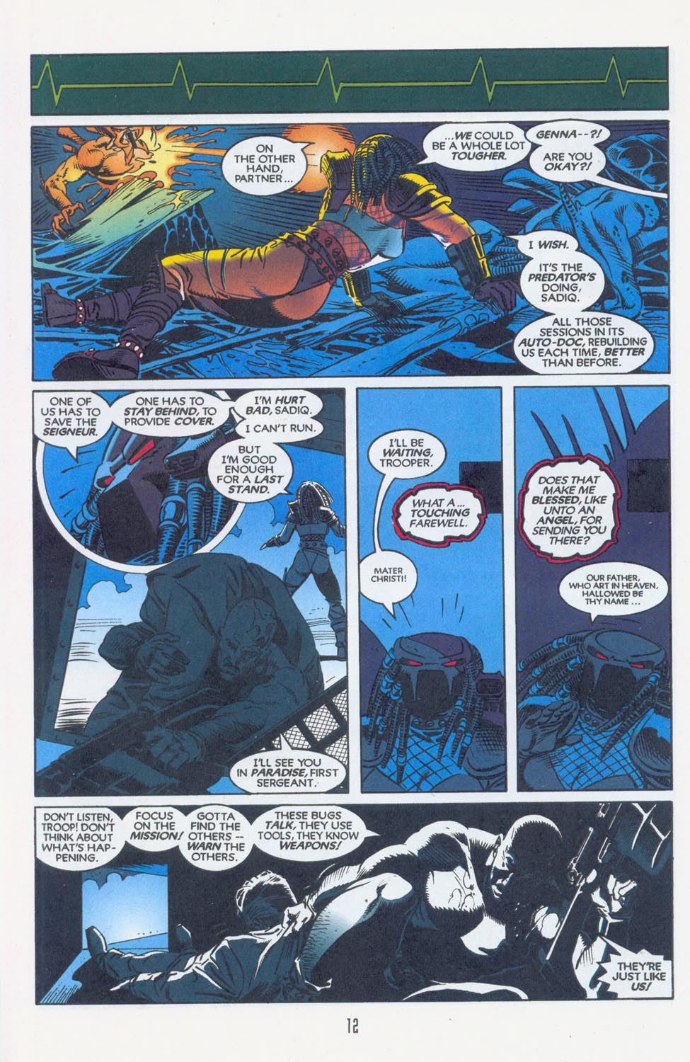 Read online Aliens/Predator: The Deadliest of the Species comic -  Issue #11 - 13