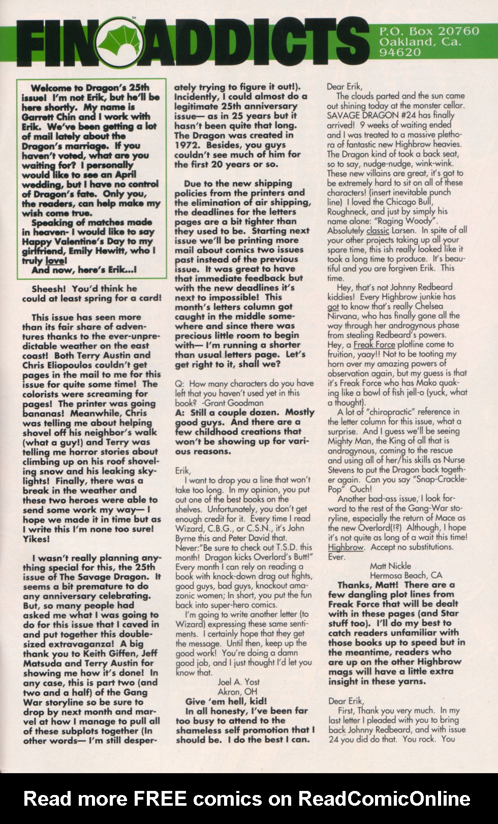Read online The Savage Dragon (1993) comic -  Issue #25 - 50