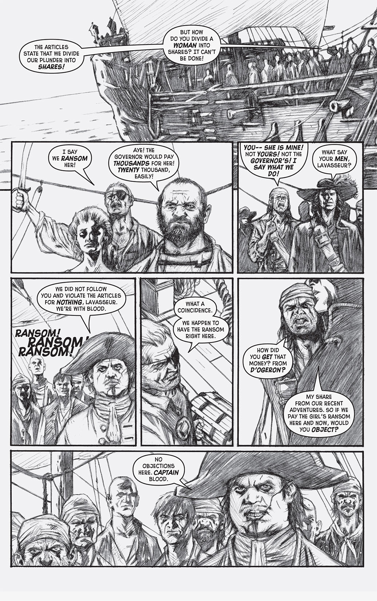 Read online Captain Blood: Odyssey comic -  Issue #2 - 24