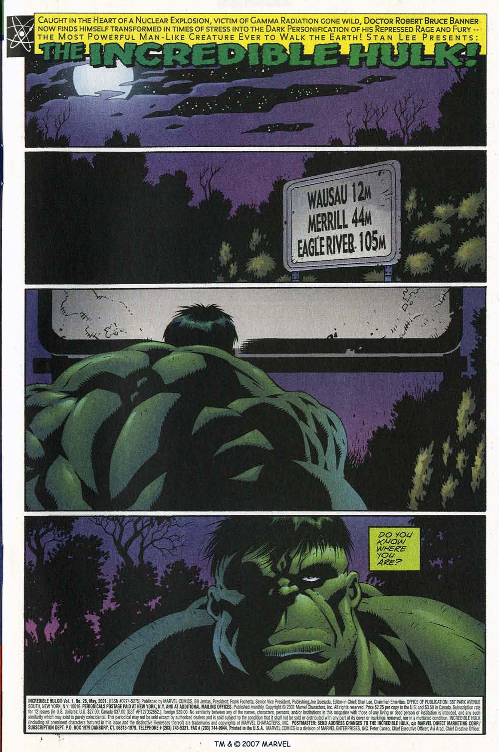 The Incredible Hulk (2000) Issue #26 #15 - English 3