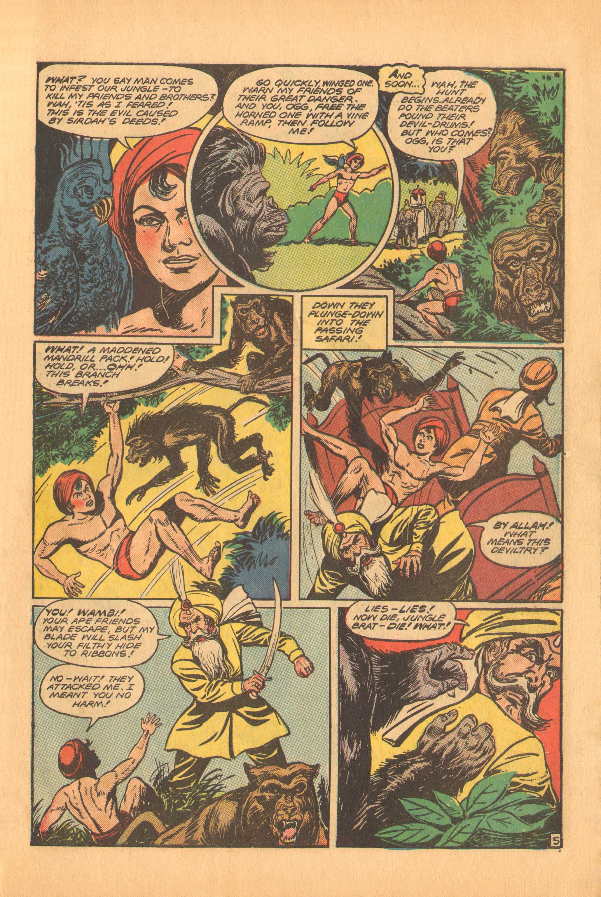 Read online Wambi Jungle Boy comic -  Issue #4 - 8