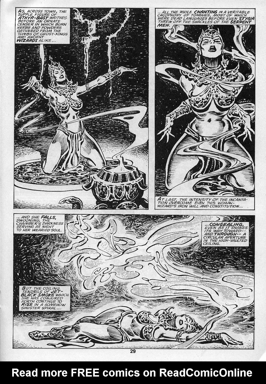 The Savage Sword Of Conan issue 205 - Page 31