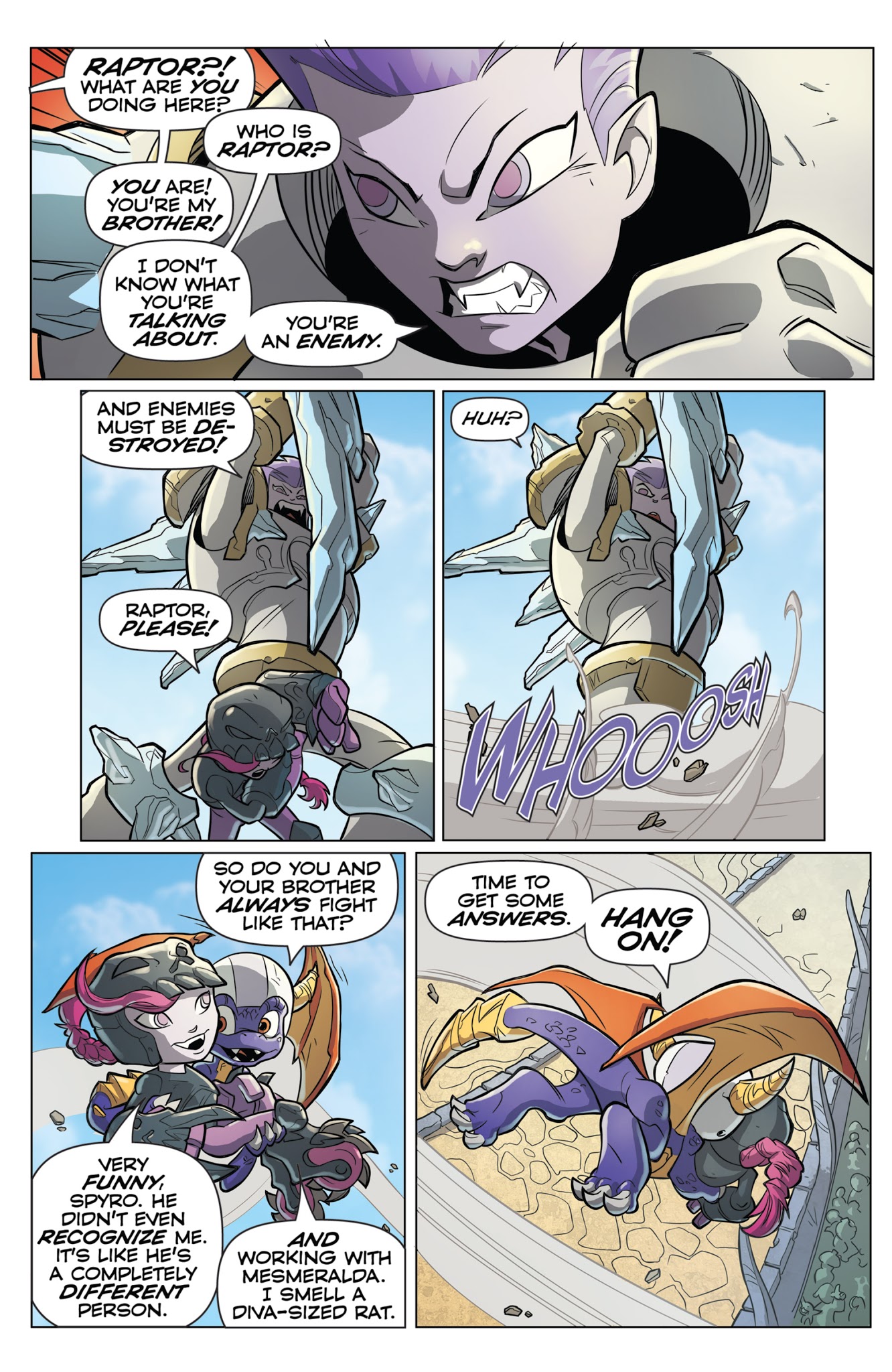 Read online Skylanders Quarterly-Spyro & Friends: Biting Back comic -  Issue # Full - 28