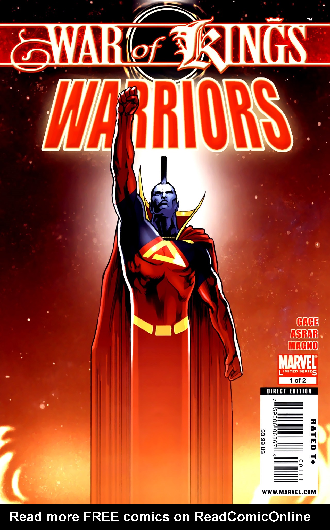 Read online War of Kings: Warriors comic -  Issue #1 - 1