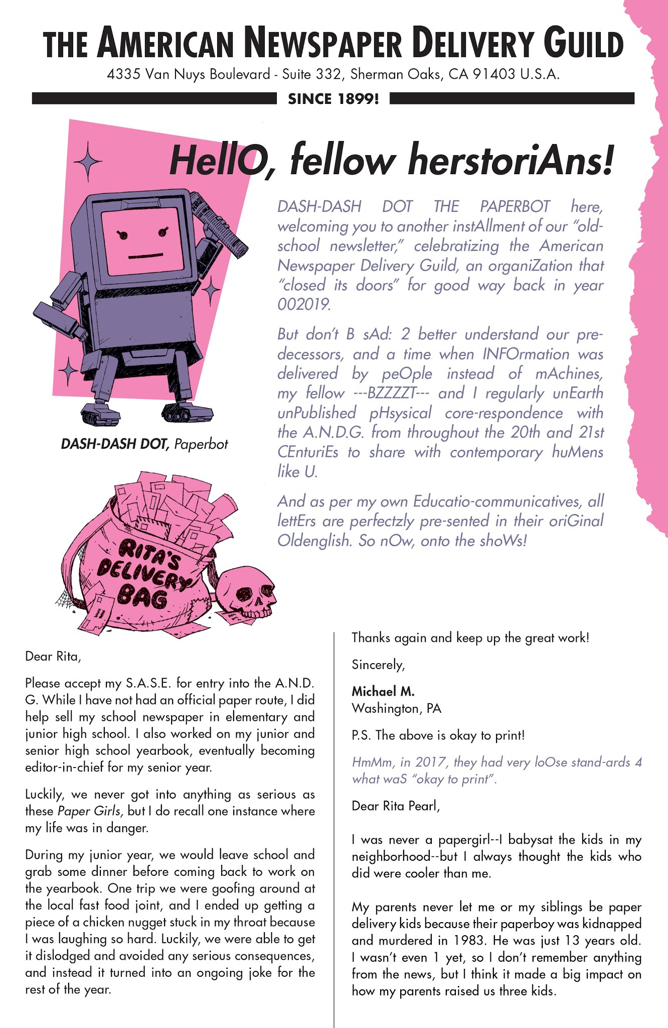 Read online Paper Girls comic -  Issue #21 - 27