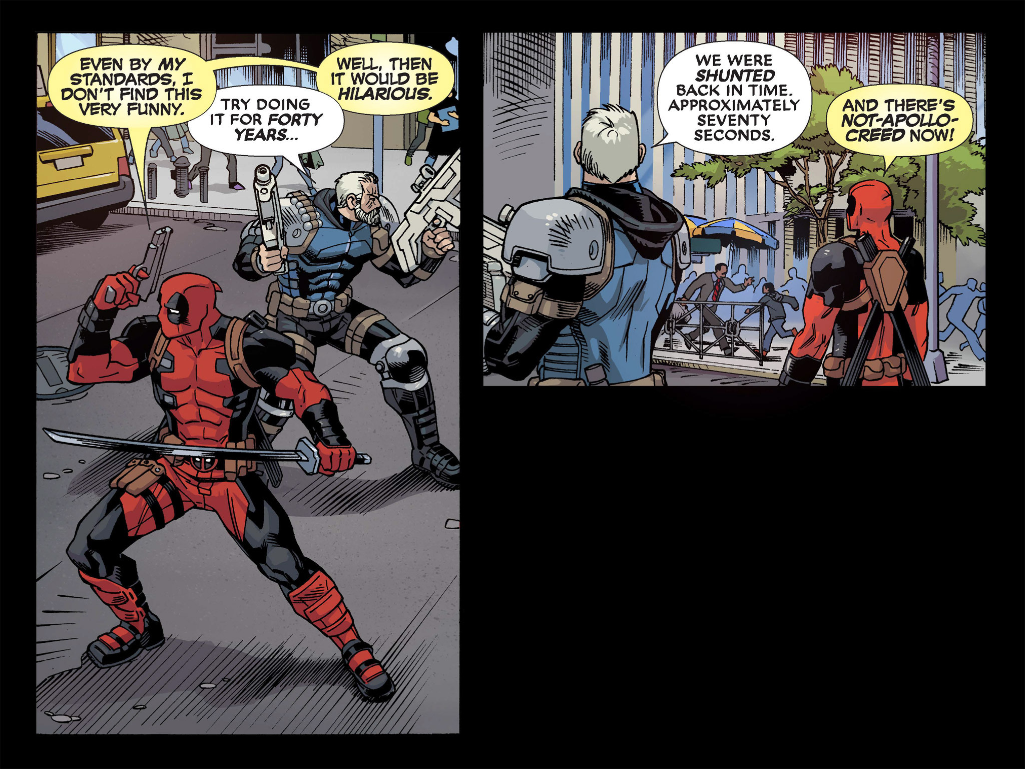 Read online Deadpool & Cable: Split Second Infinite Comic comic -  Issue #3 - 17