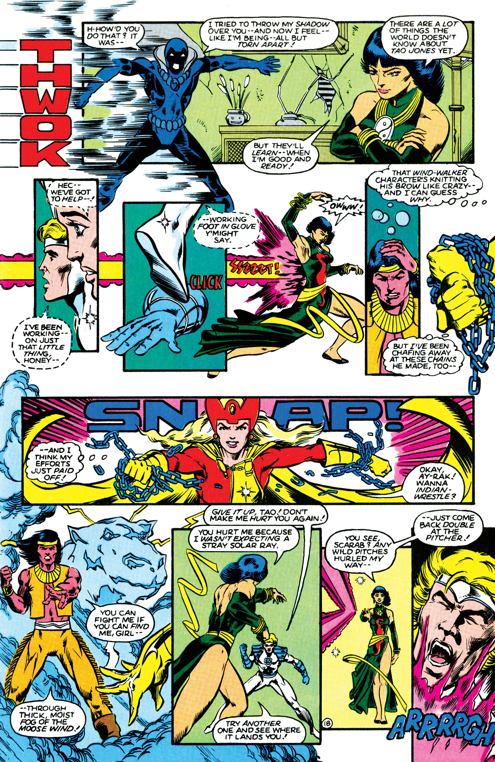 Read online Infinity Inc. (1984) comic -  Issue #18 - 19