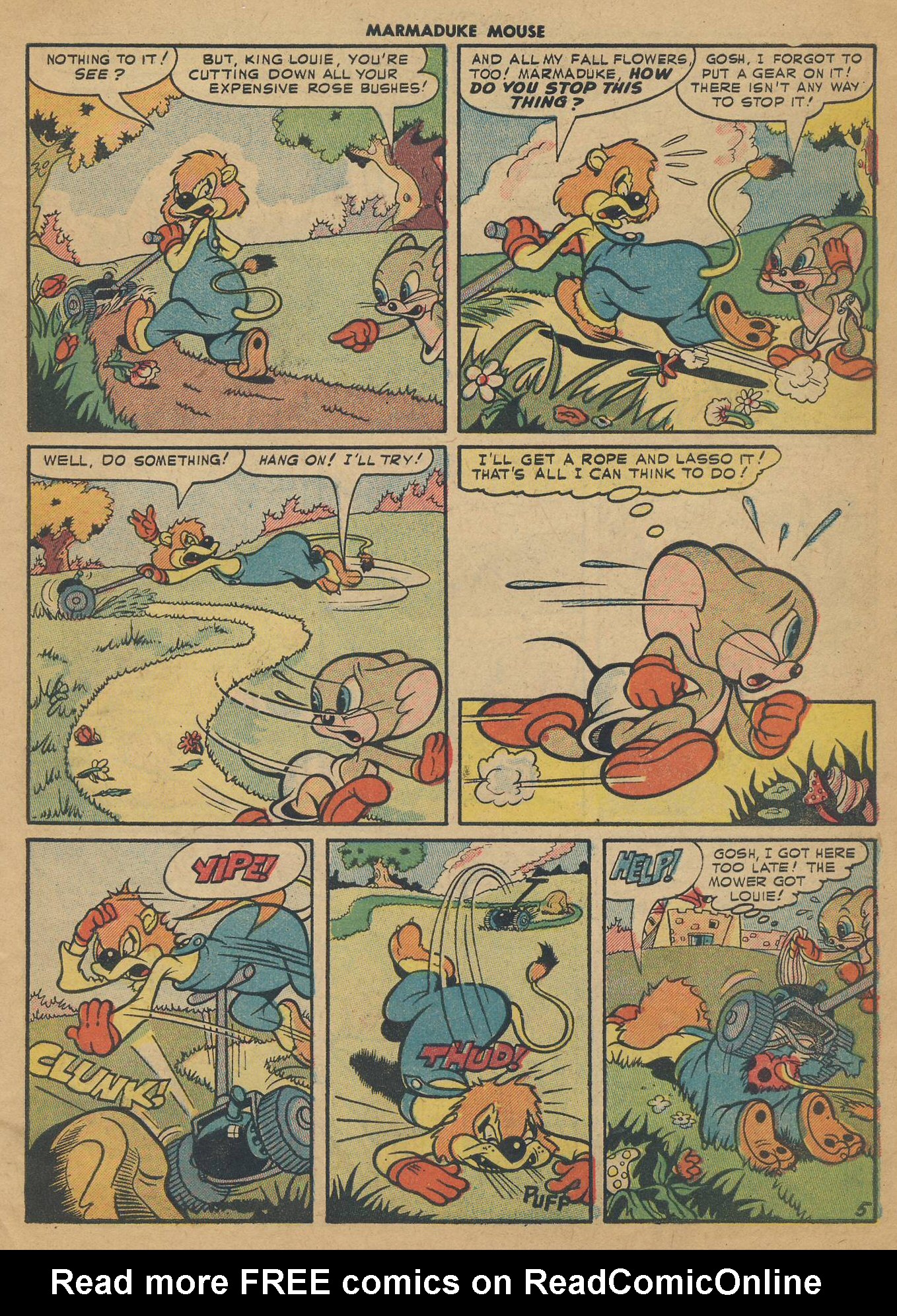 Read online Marmaduke Mouse comic -  Issue #54 - 7