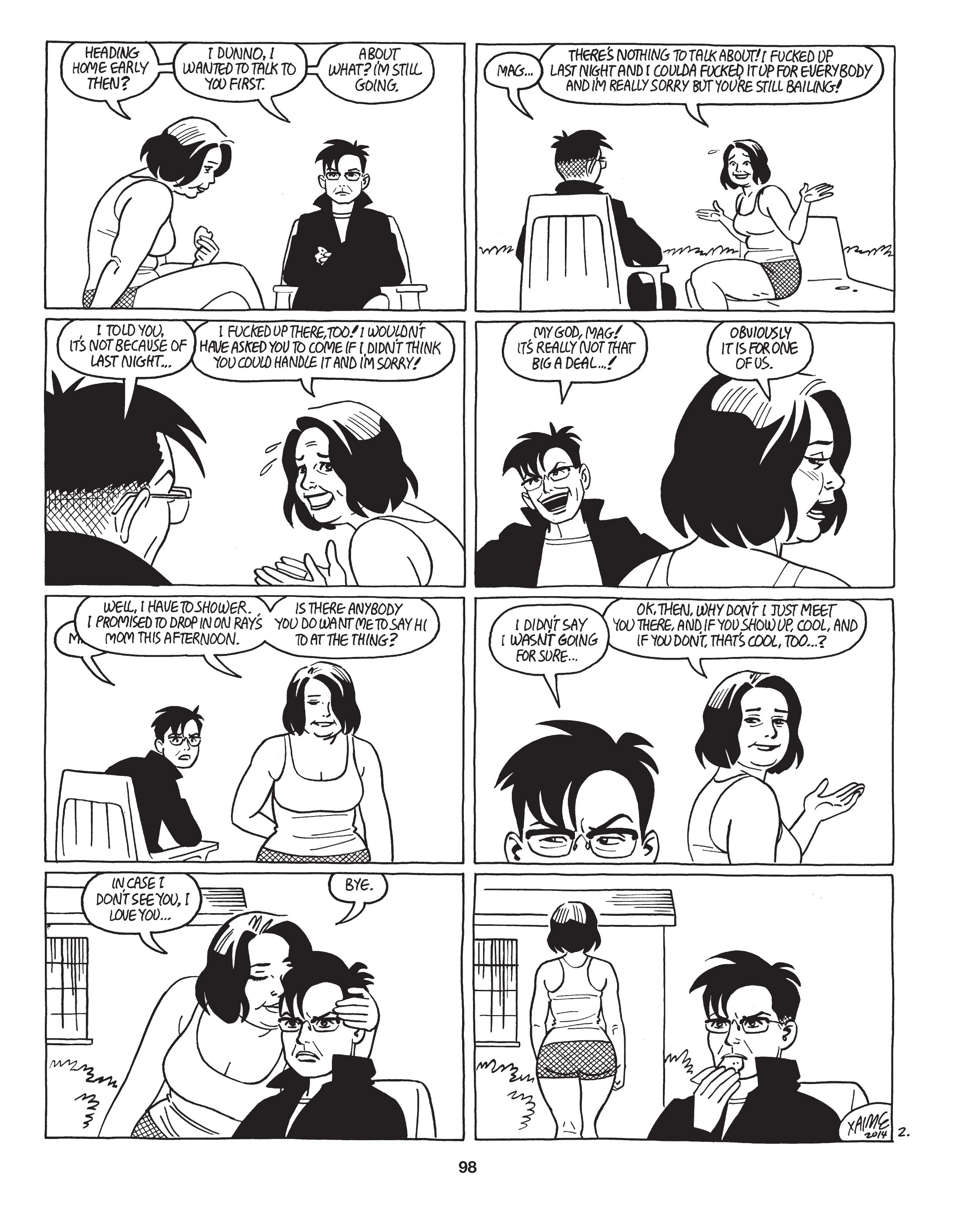 Read online Love and Rockets: New Stories comic -  Issue #7 - 99