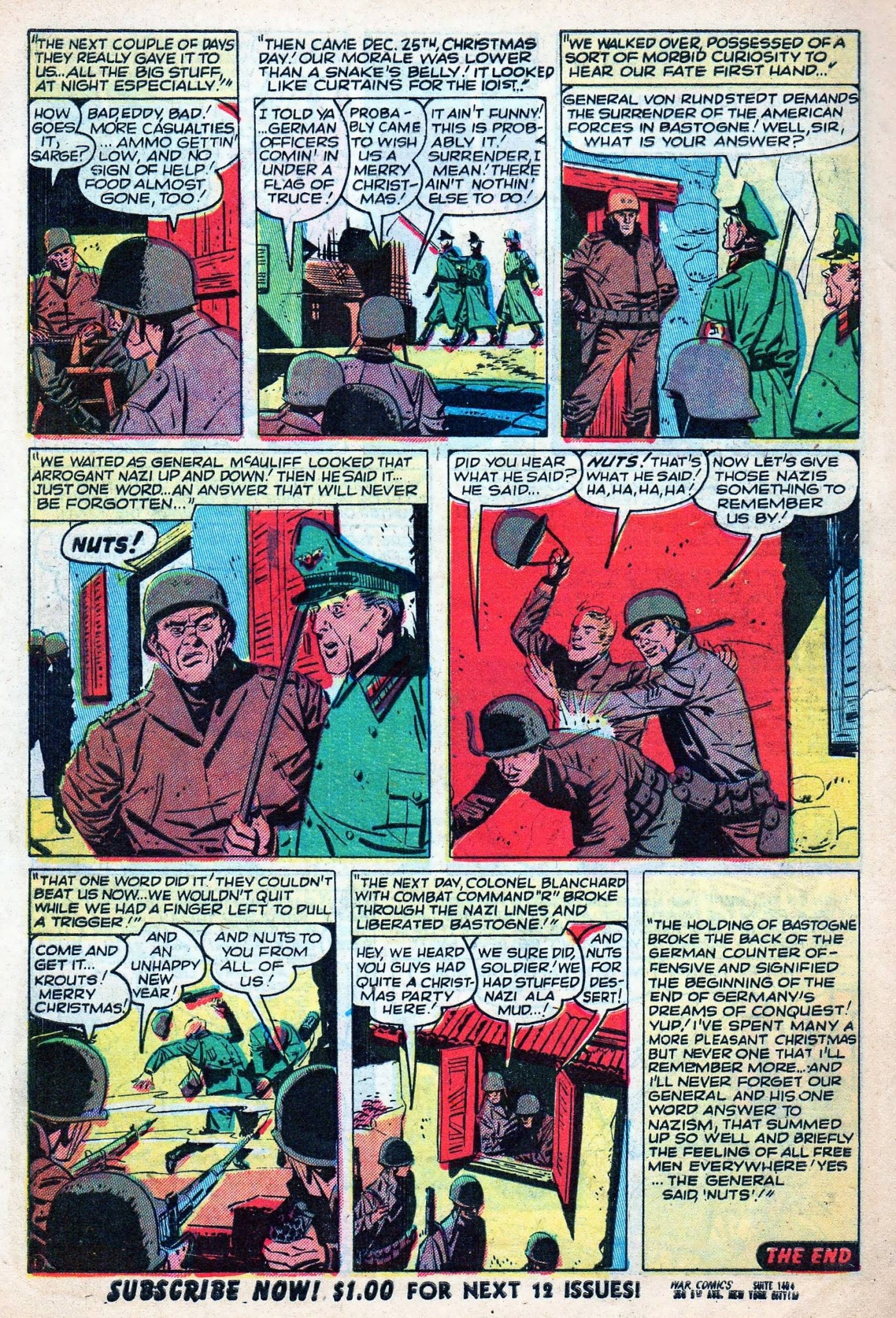 Read online War Comics comic -  Issue #4 - 32