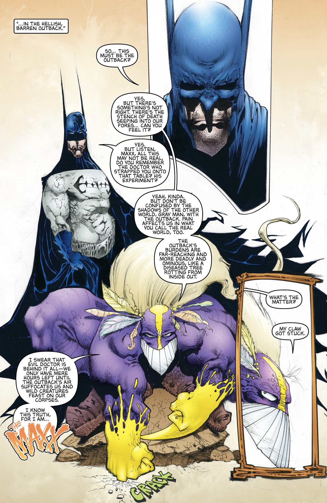 Read online Batman/The Maxx: Arkham Dreams comic -  Issue #1 - 8