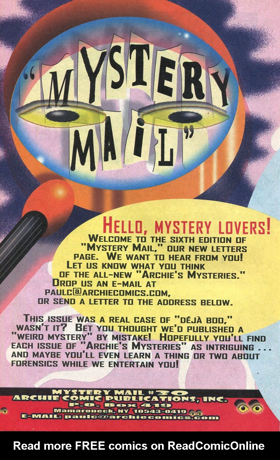 Read online Archie's Weird Mysteries comic -  Issue #30 - 26
