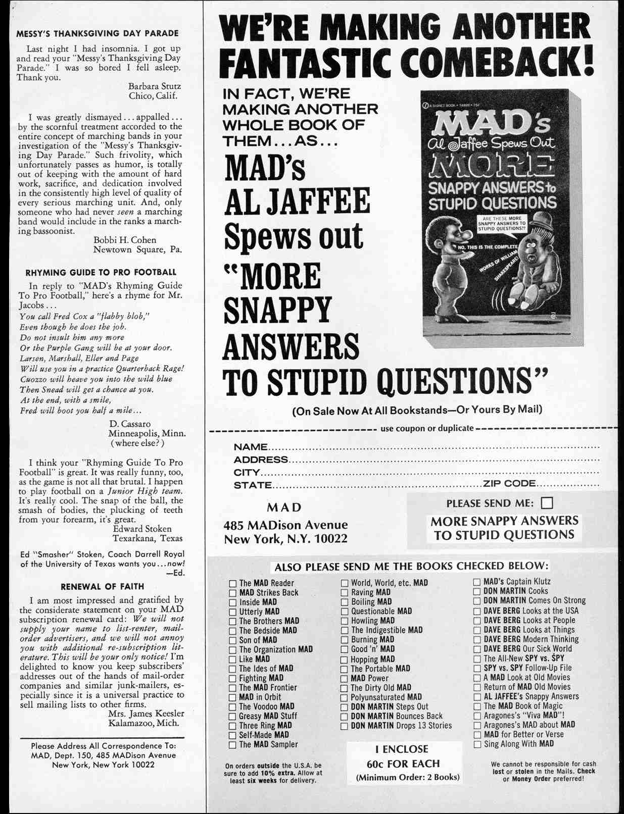 Read online MAD comic -  Issue #150 - 5