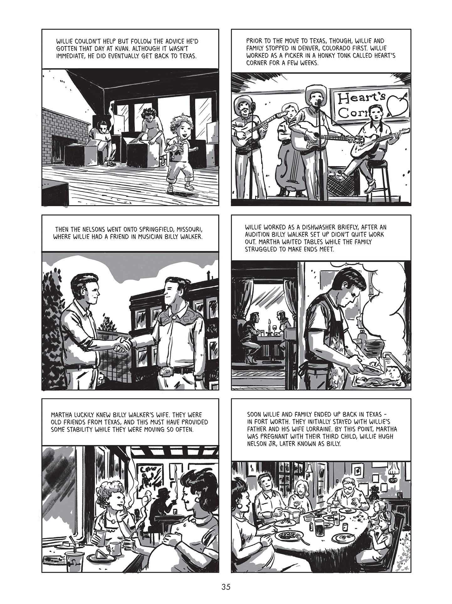 Read online Willie Nelson: A Graphic History comic -  Issue # TPB - 34