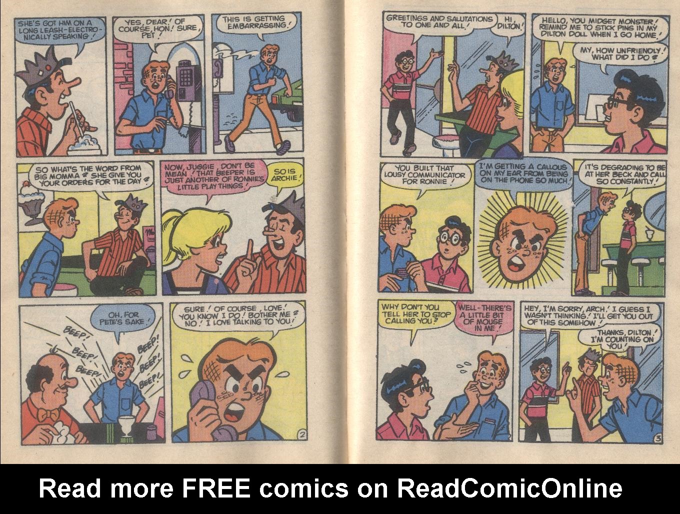 Read online Archie...Archie Andrews, Where Are You? Digest Magazine comic -  Issue #68 - 64