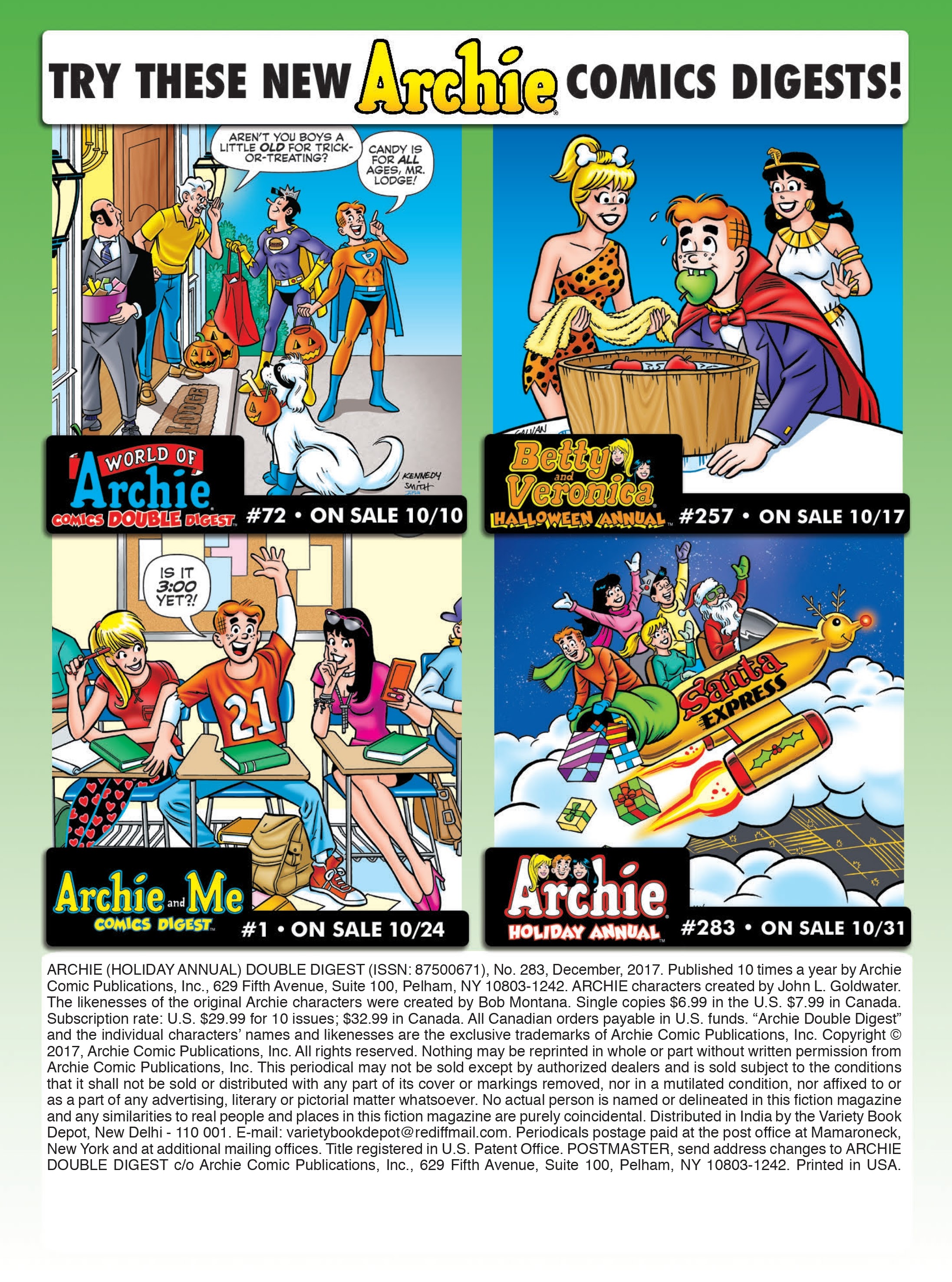 Read online Archie's Double Digest Magazine comic -  Issue #283 - 179