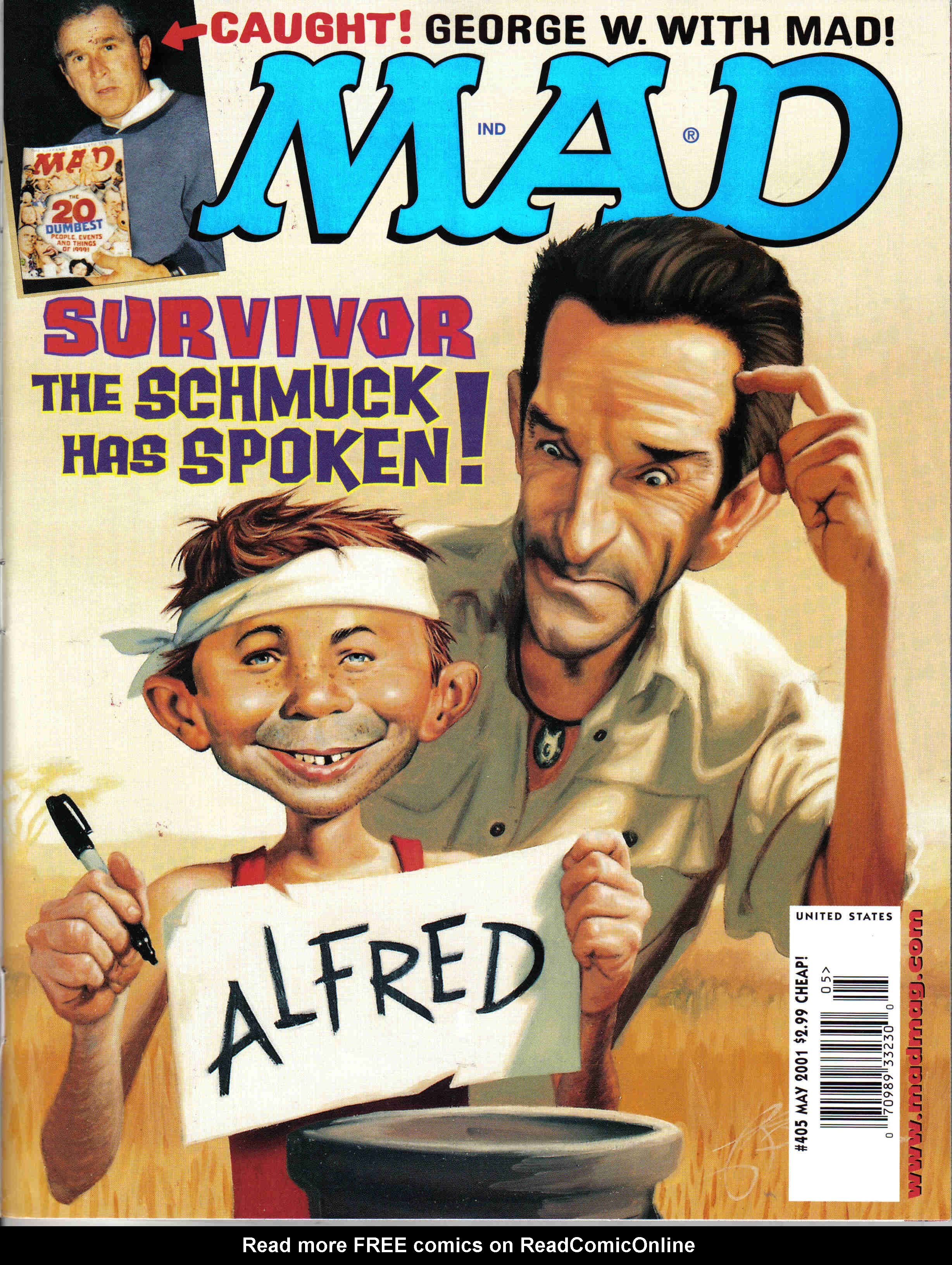 Read online MAD comic -  Issue #405 - 1