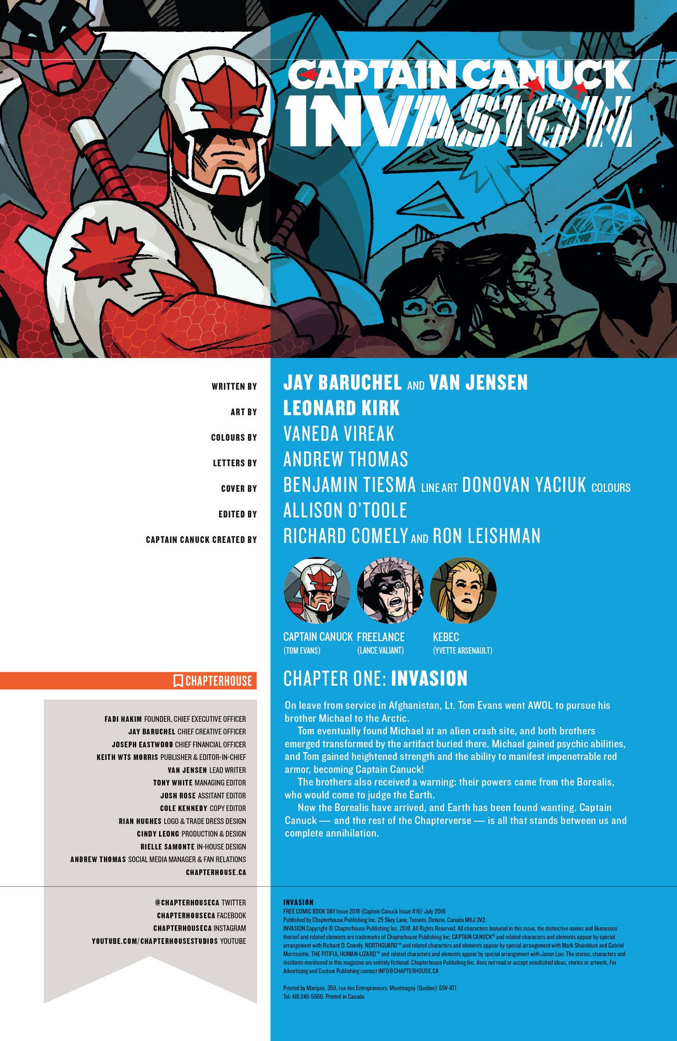 Read online Captain Canuck: Invasion (Canada Day 2018) comic -  Issue # Full - 3