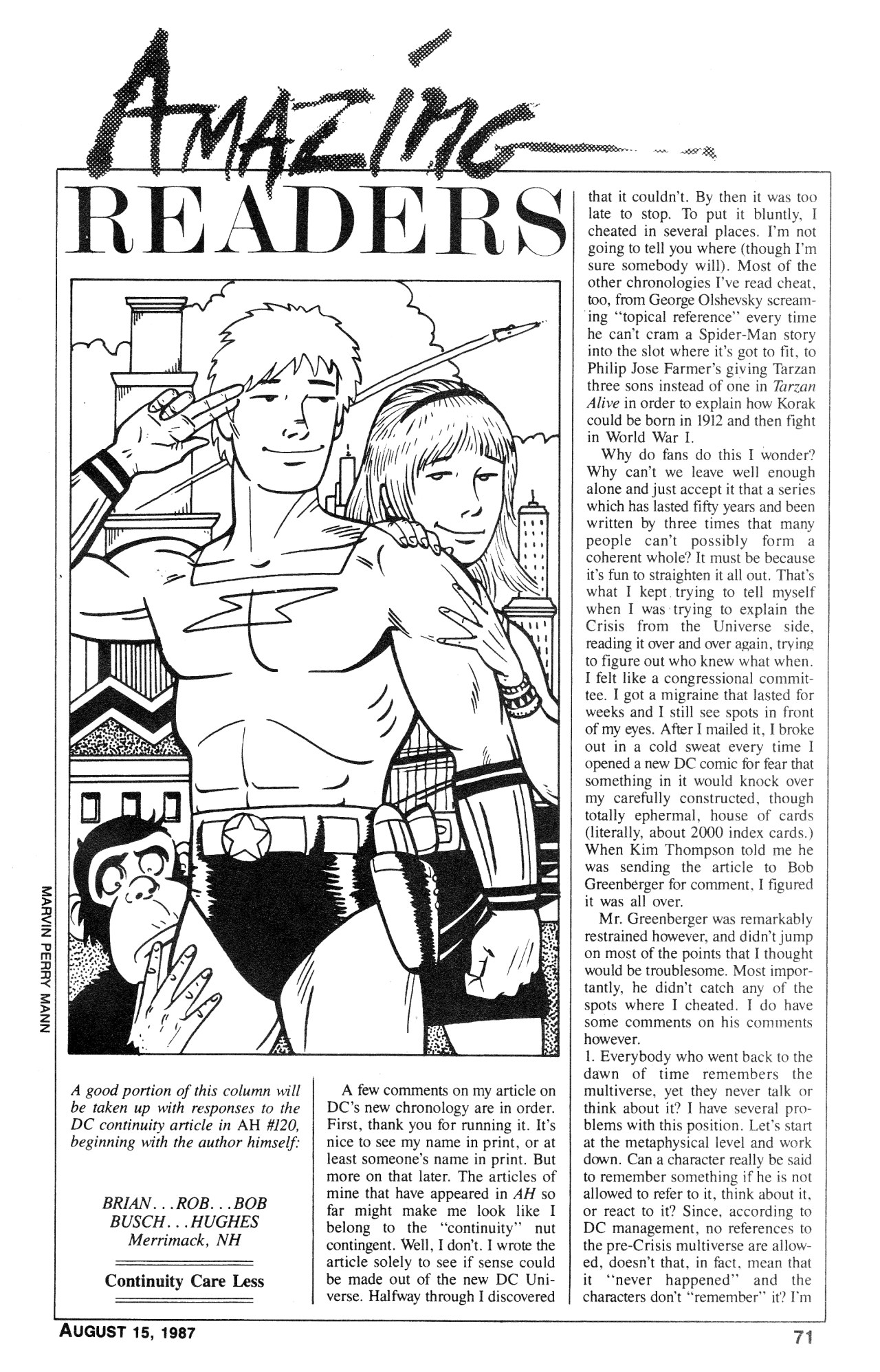 Read online Amazing Heroes comic -  Issue #123 - 70