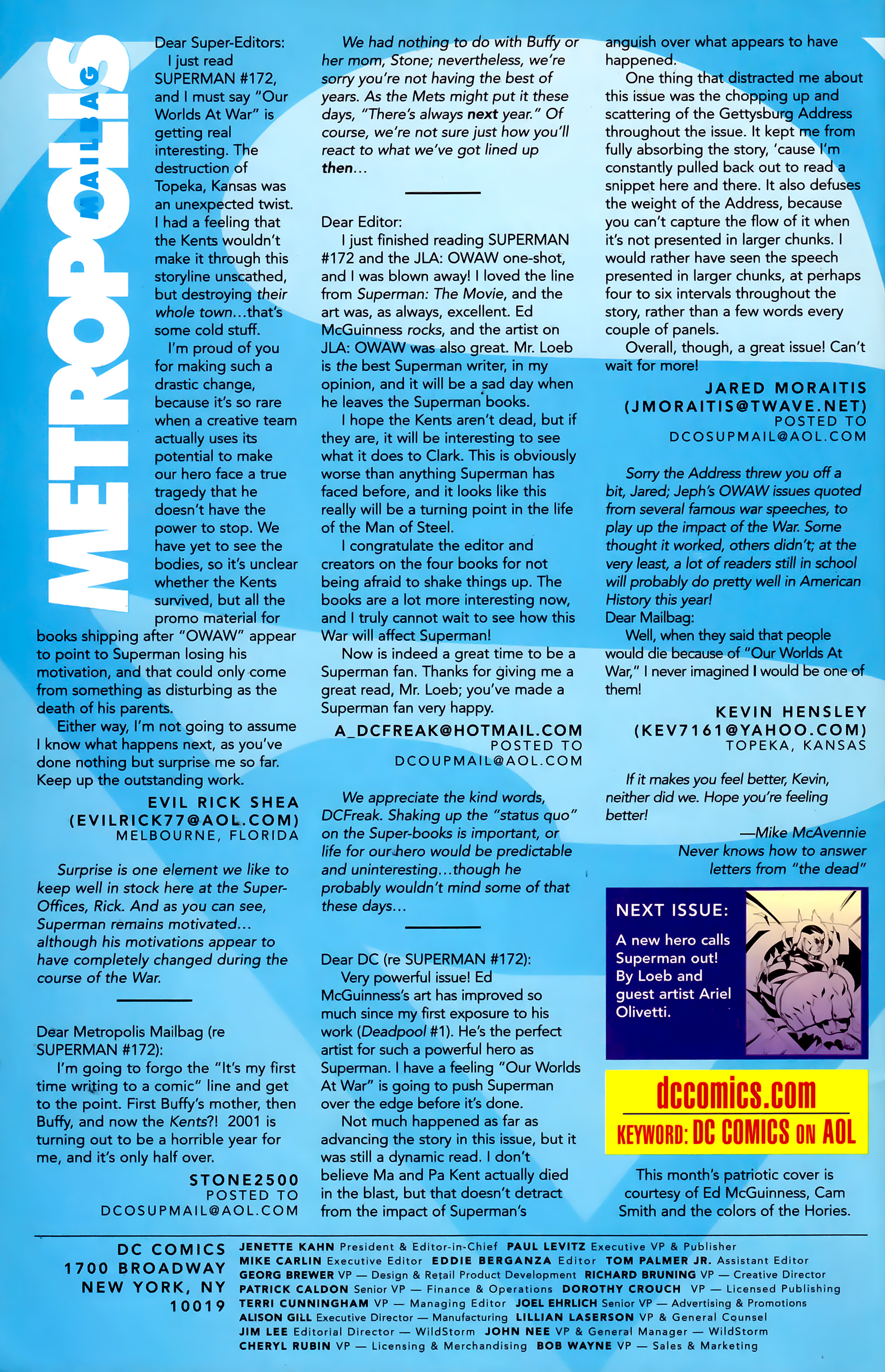 Read online Superman (1987) comic -  Issue #178 - 22