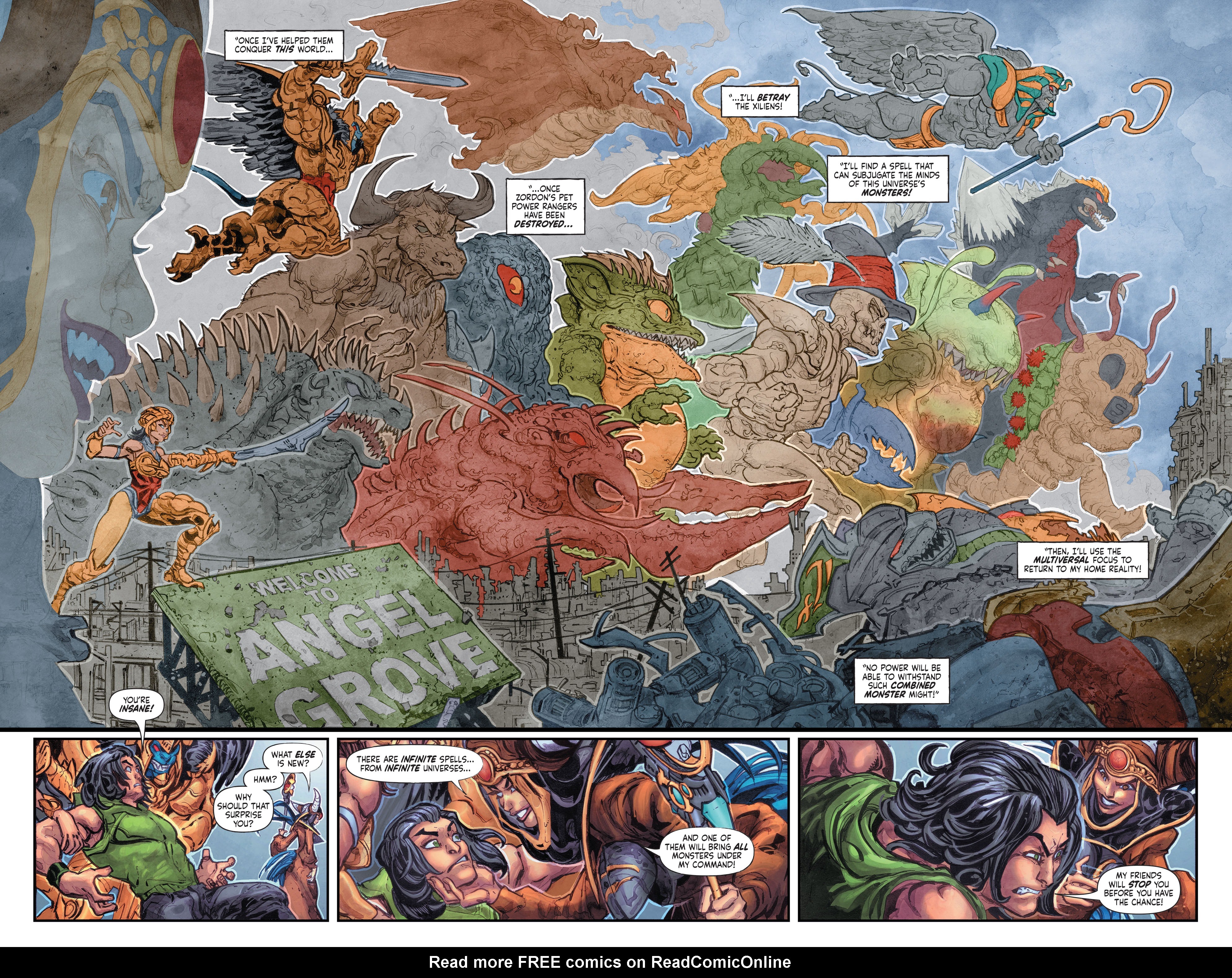 Read online Godzilla vs. The Mighty Morphin Power Rangers comic -  Issue #3 - 7