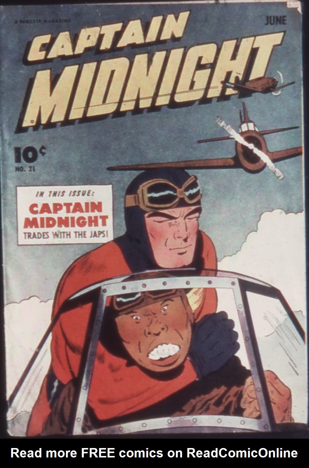Read online Captain Midnight (1942) comic -  Issue #21 - 1