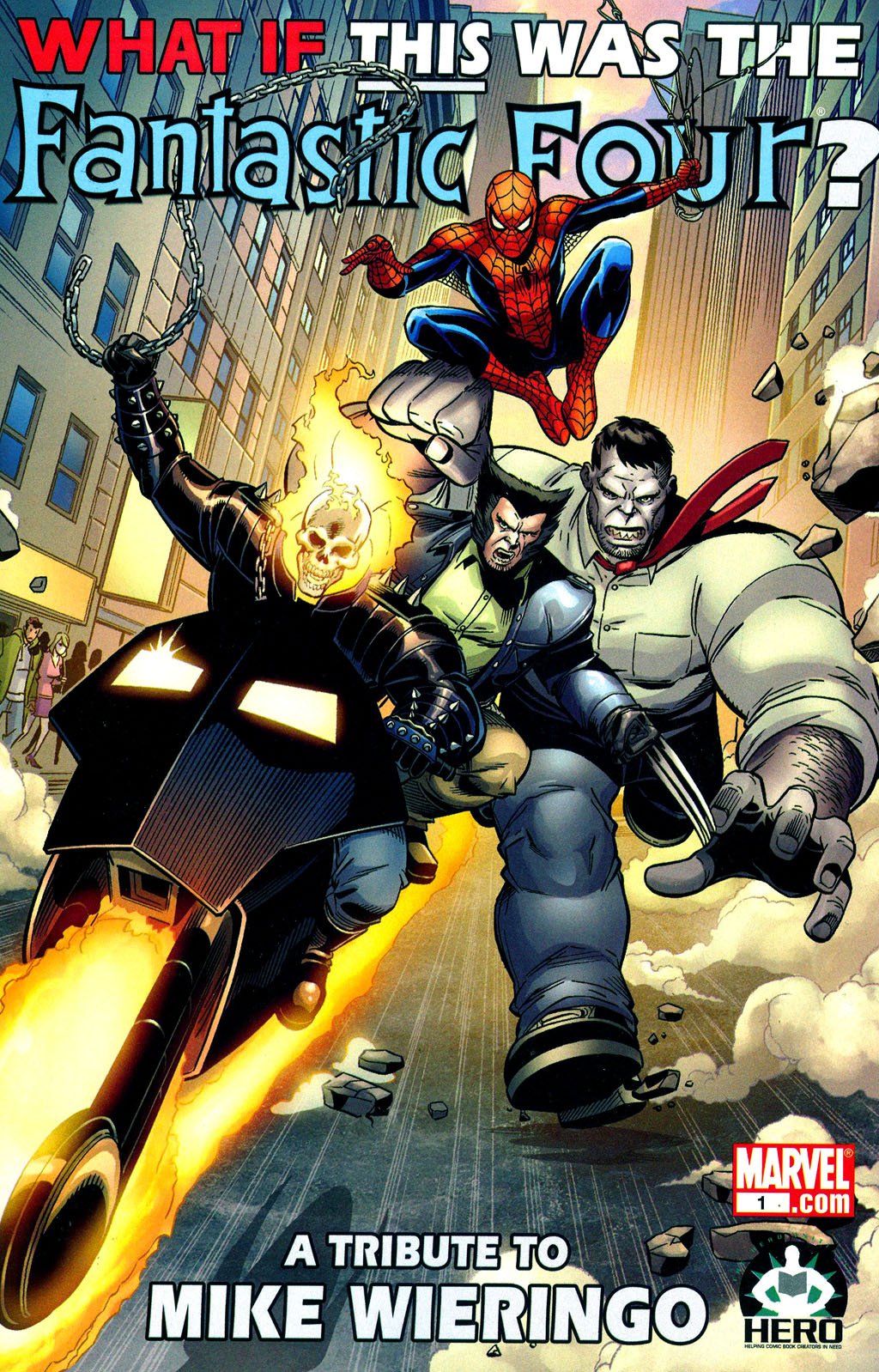 Read online Hero Initiative: Mike Wieringo Book: What if THIS Was the Fantastic Four? comic -  Issue # Full - 1