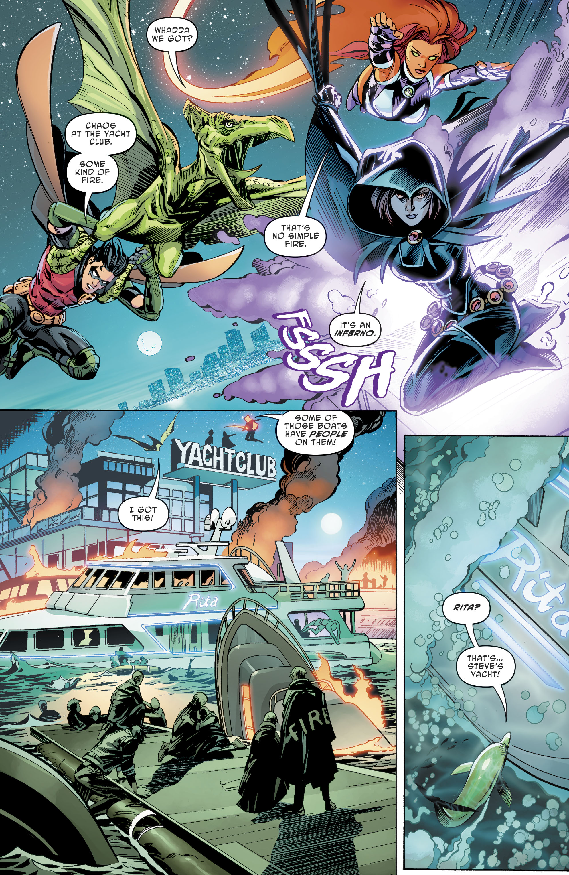 Read online Titans: Burning Rage comic -  Issue #4 - 10