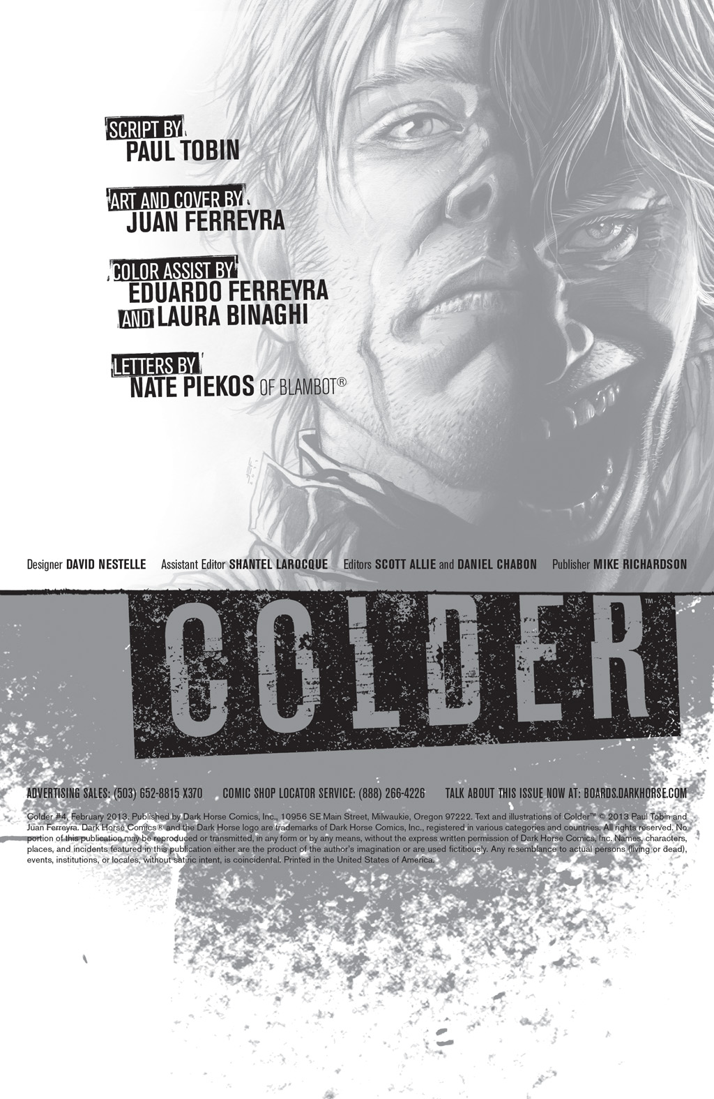 Read online Colder comic -  Issue #4 - 2