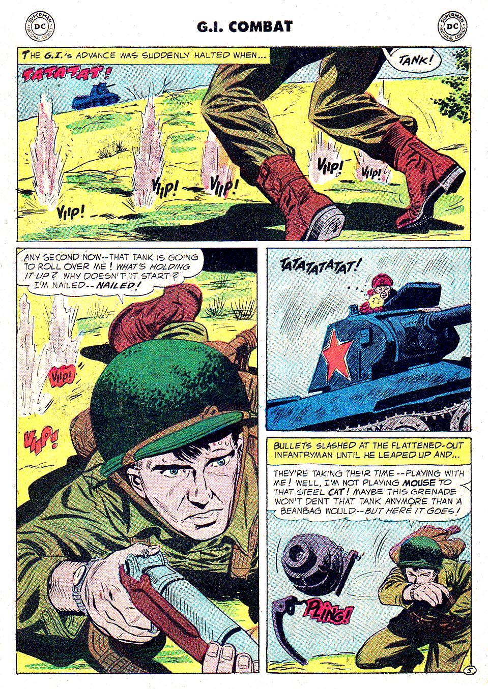 Read online G.I. Combat (1952) comic -  Issue #46 - 7