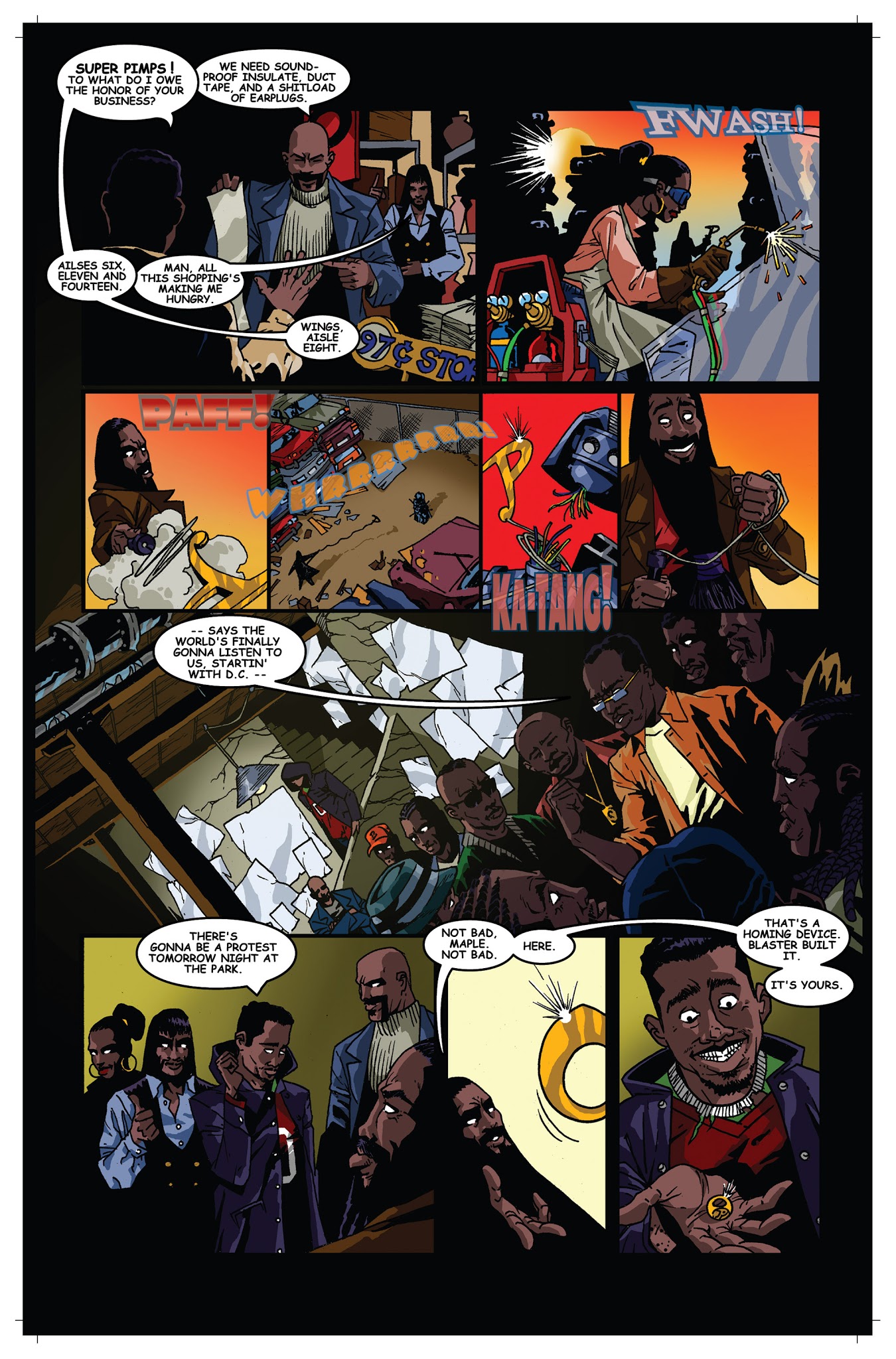 Read online Return of the Super Pimps comic -  Issue #4 - 18