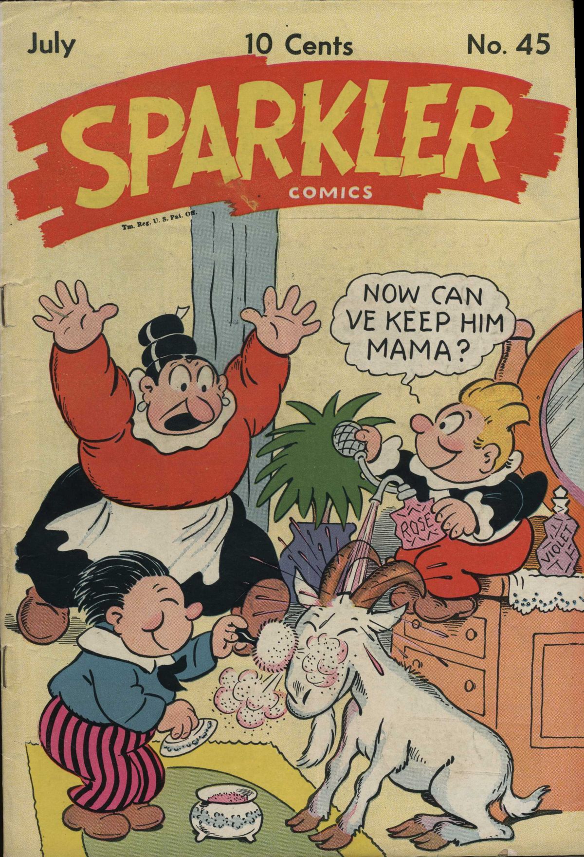 Read online Sparkler Comics comic -  Issue #45 - 1