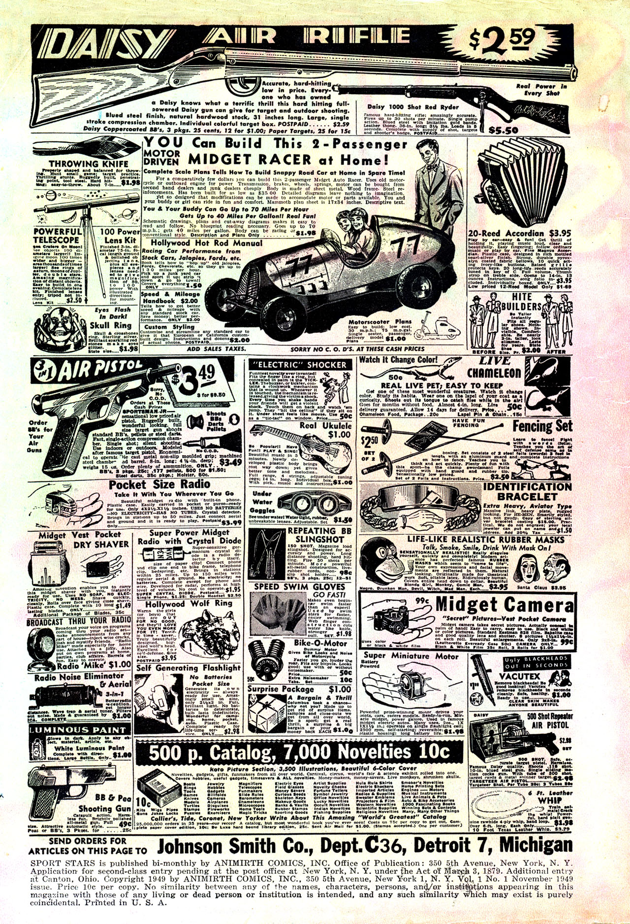 Read online Sports Action comic -  Issue #1 - 2