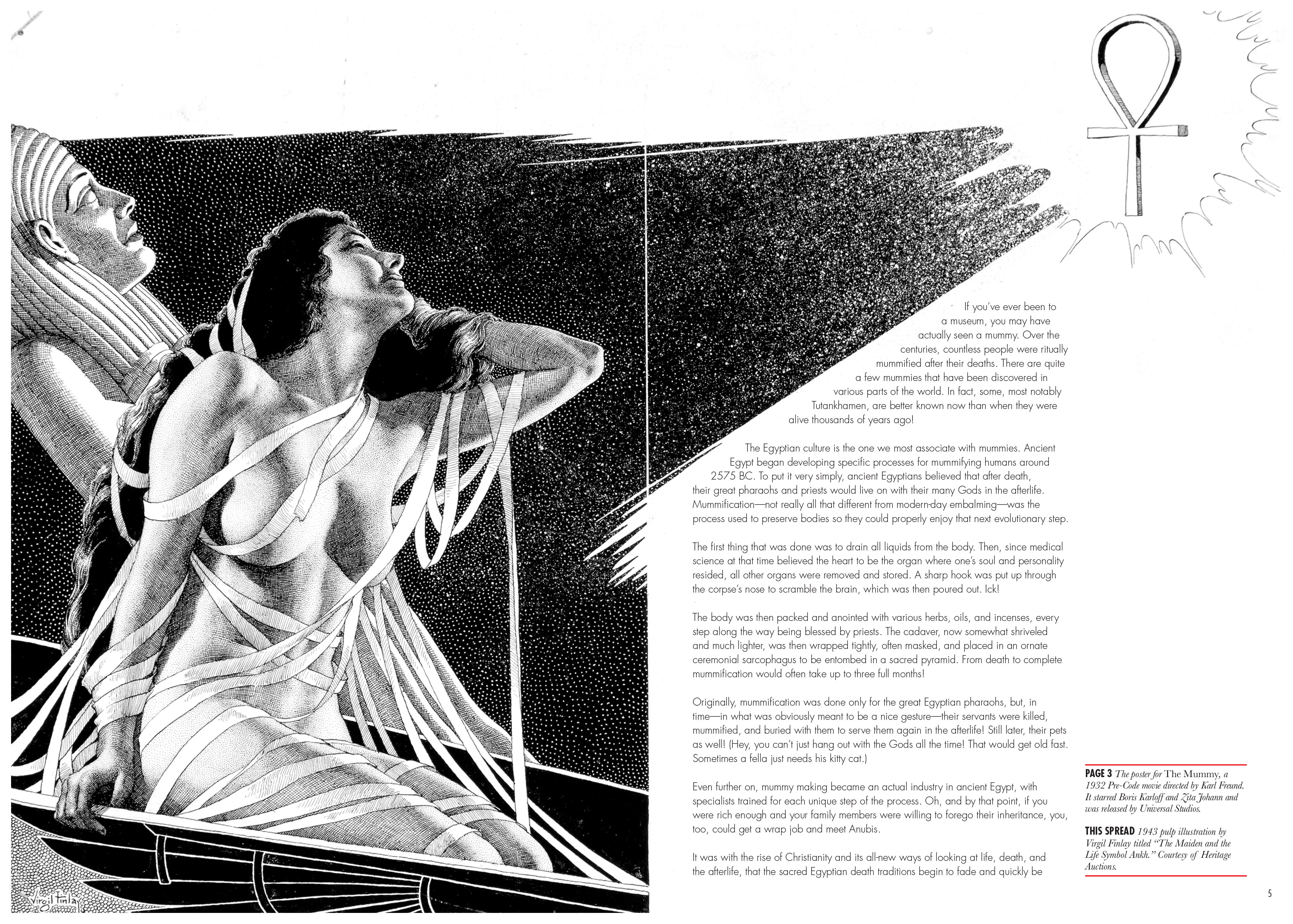 Read online Classic Monsters of Pre-Code Horror Comics: Mummies comic -  Issue # TPB - 5
