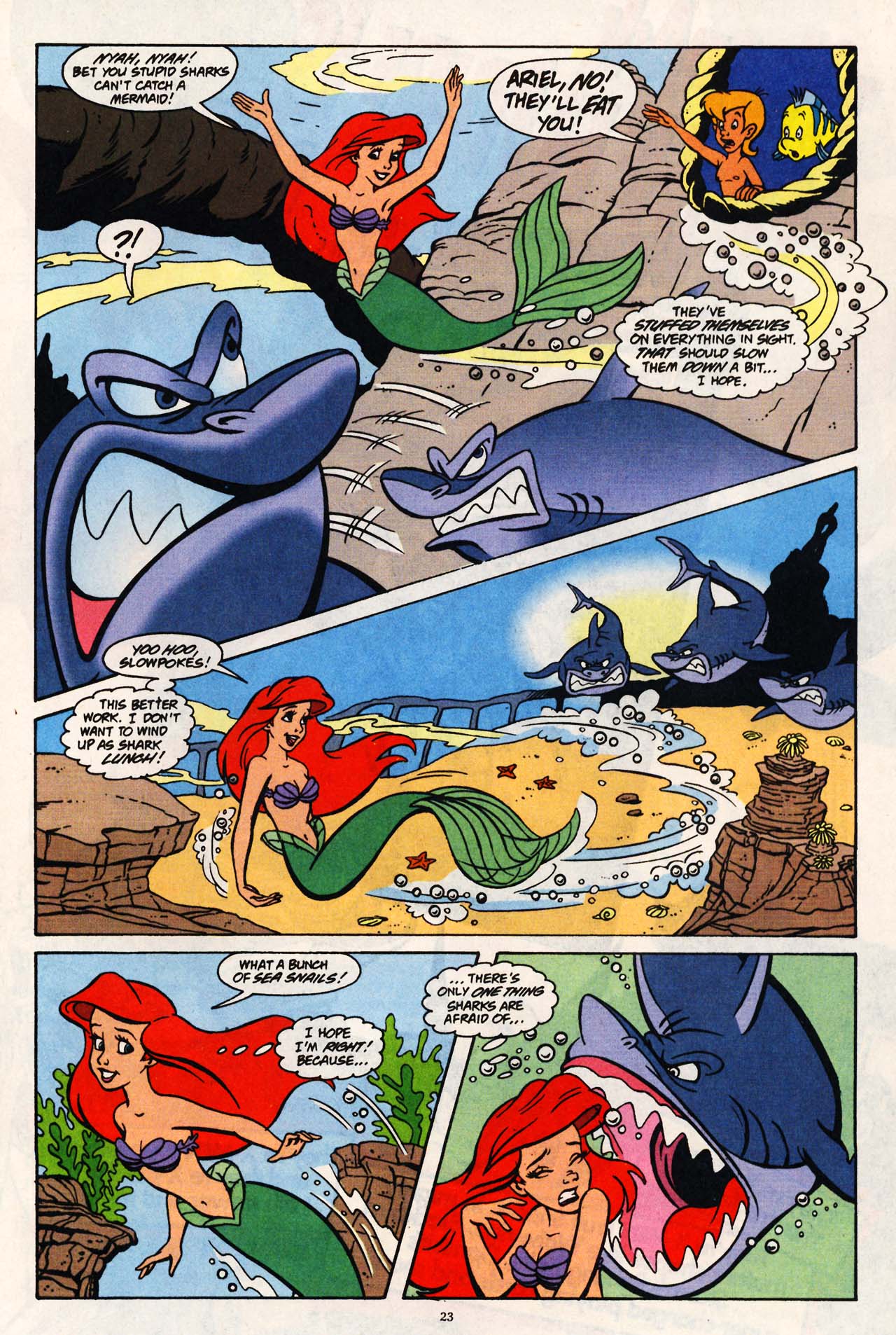 Read online Disney's The Little Mermaid comic -  Issue #7 - 25
