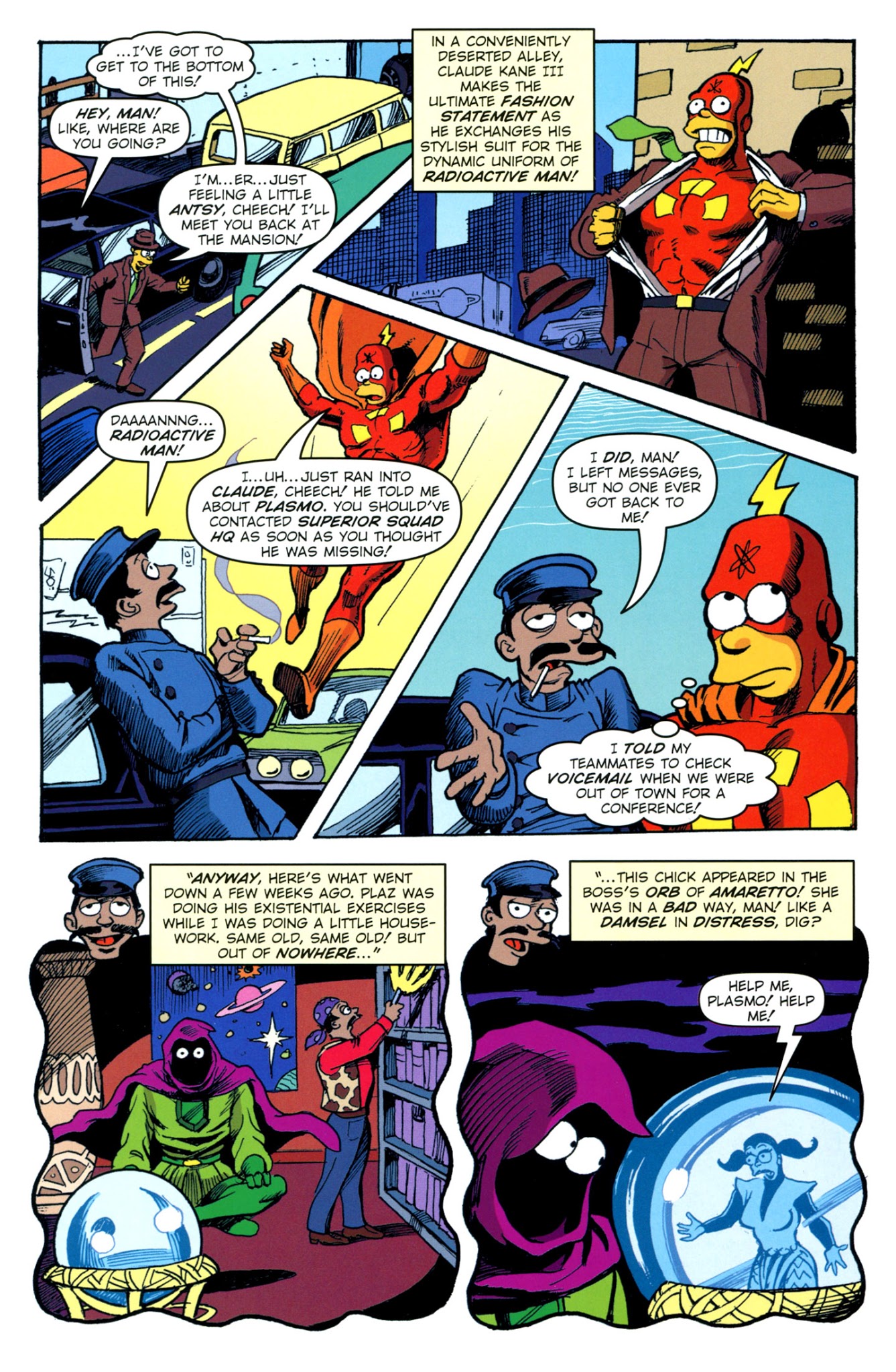 Read online Bongo Comics Presents Simpsons Super Spectacular comic -  Issue #15 - 17