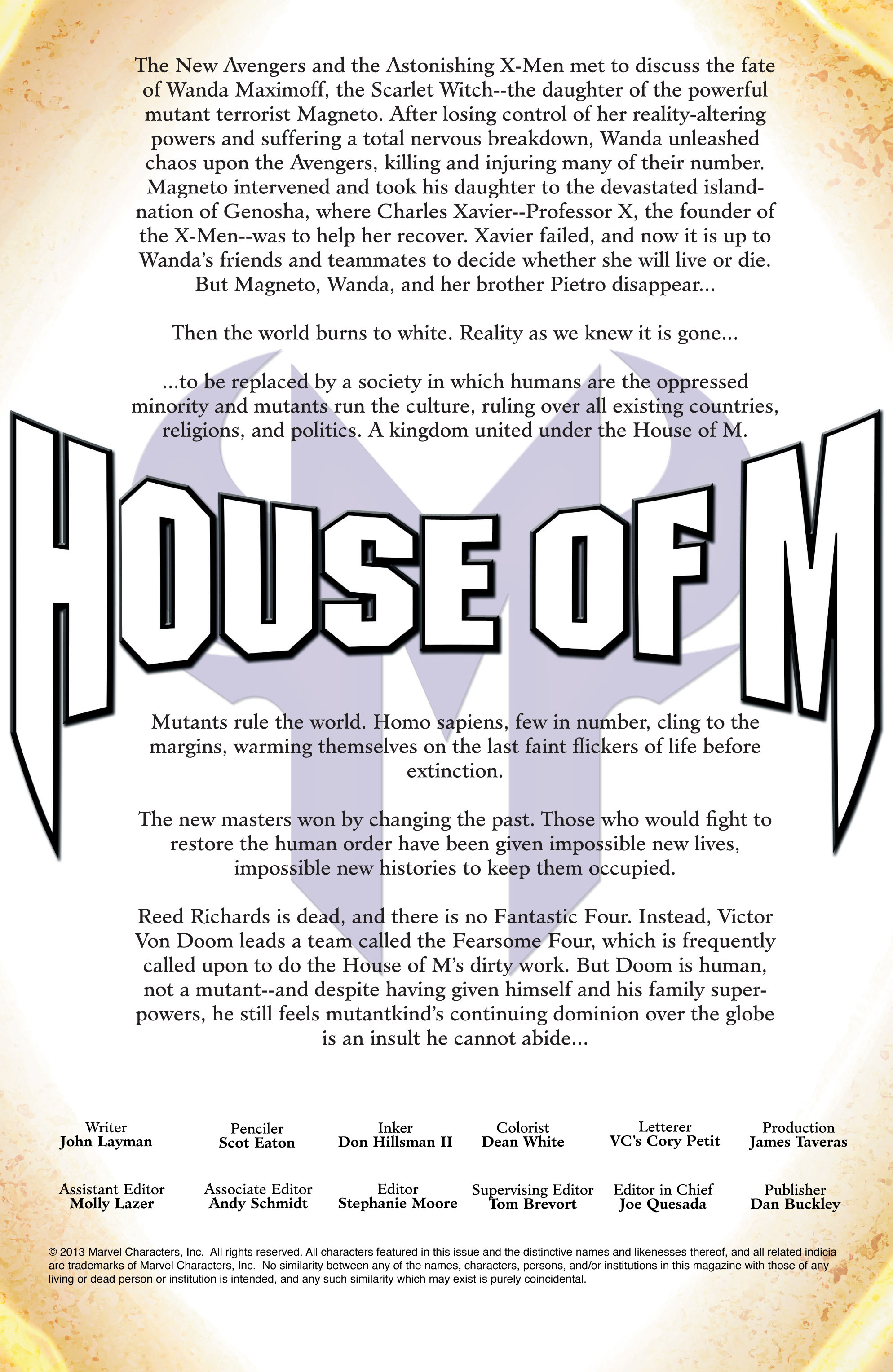 Read online Fantastic Four: House of M comic -  Issue #1 - 4