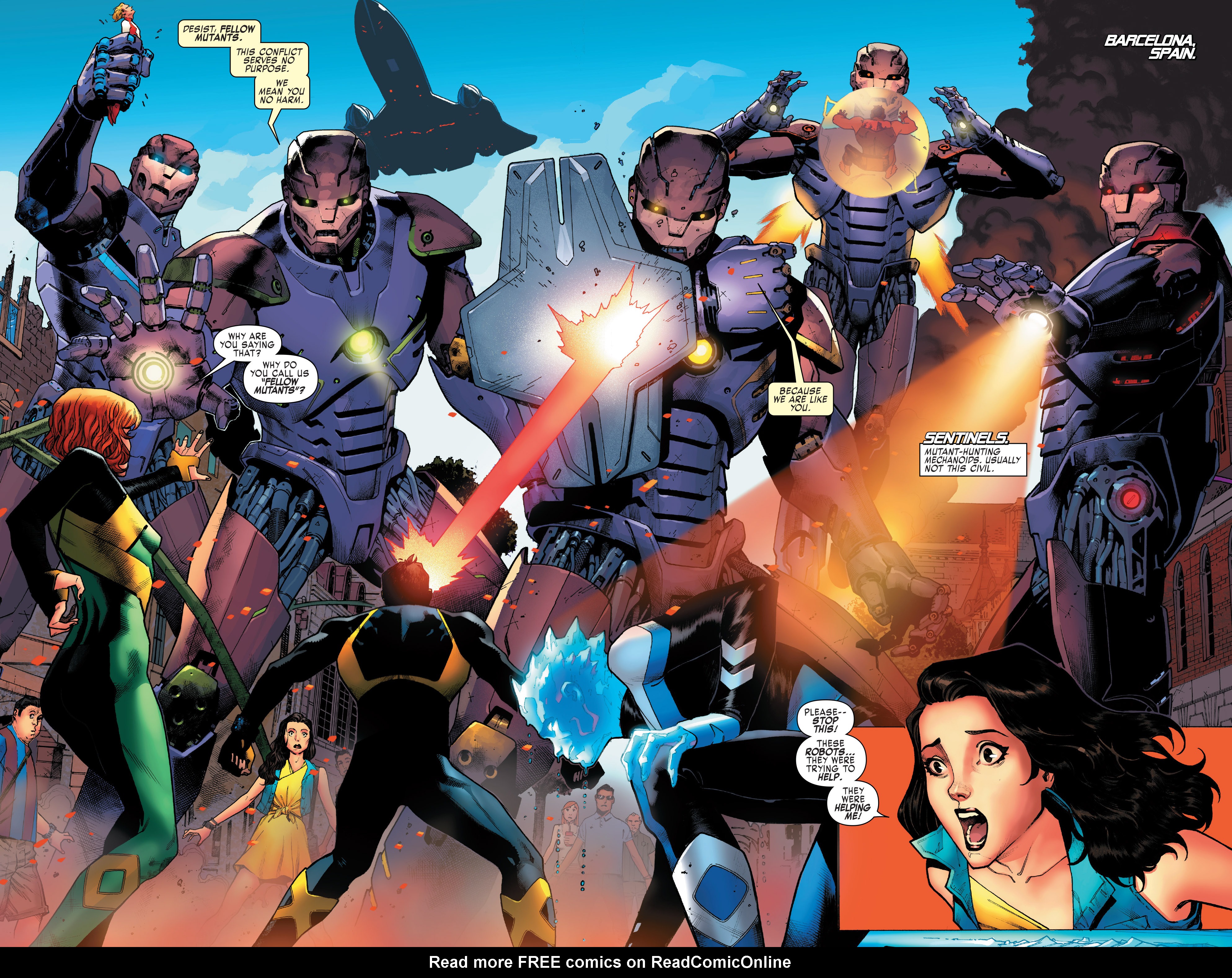 Read online X-Men: Blue comic -  Issue #3 - 4