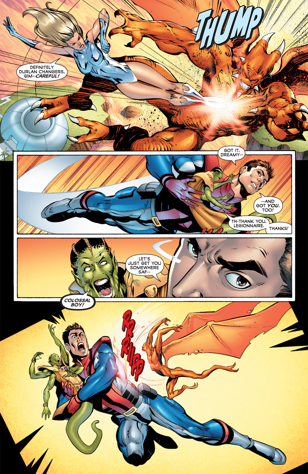 Legion of Super-Heroes (2010) Issue #8 #9 - English 6