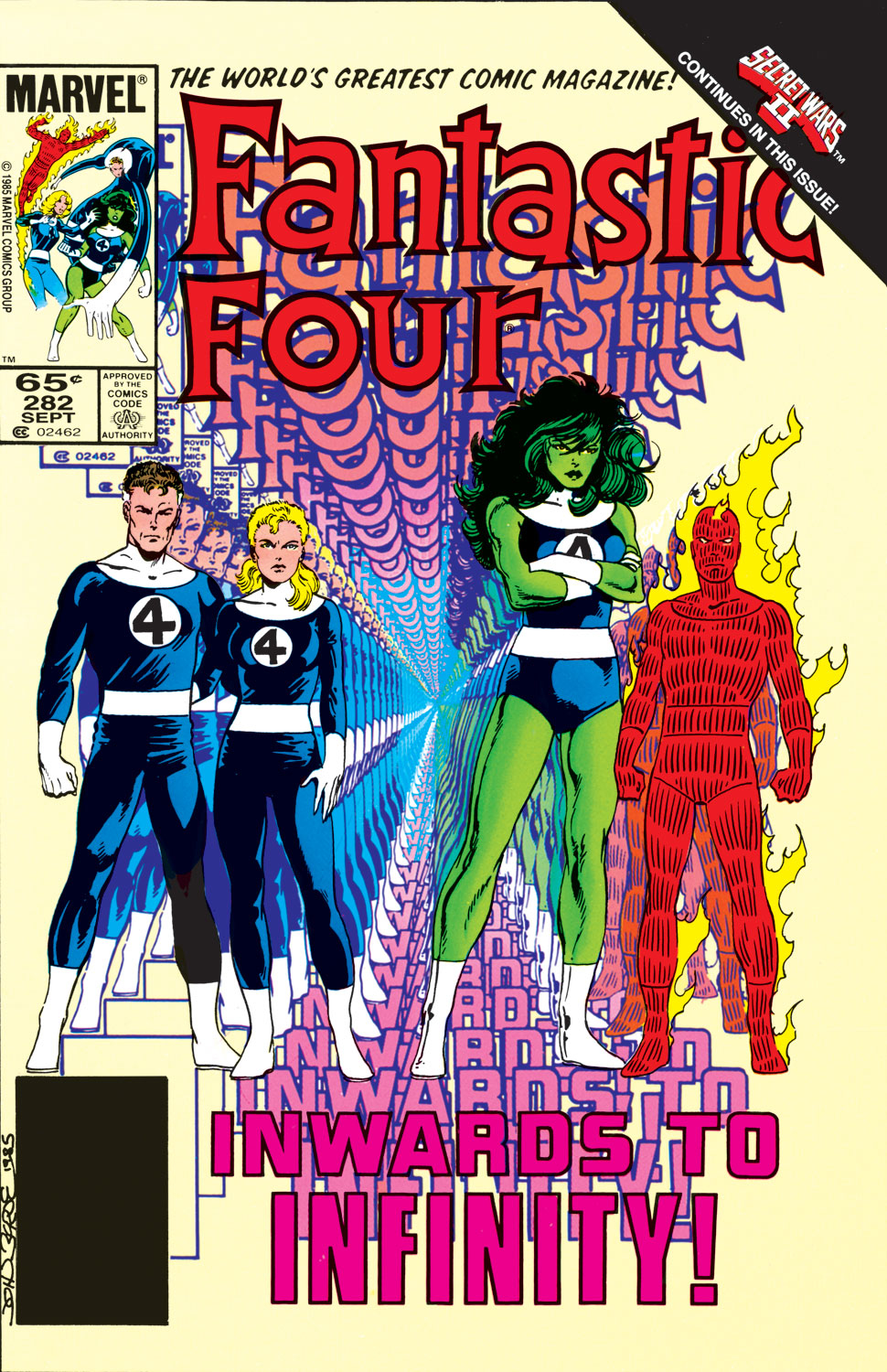 Read online Fantastic Four (1961) comic -  Issue #282 - 1
