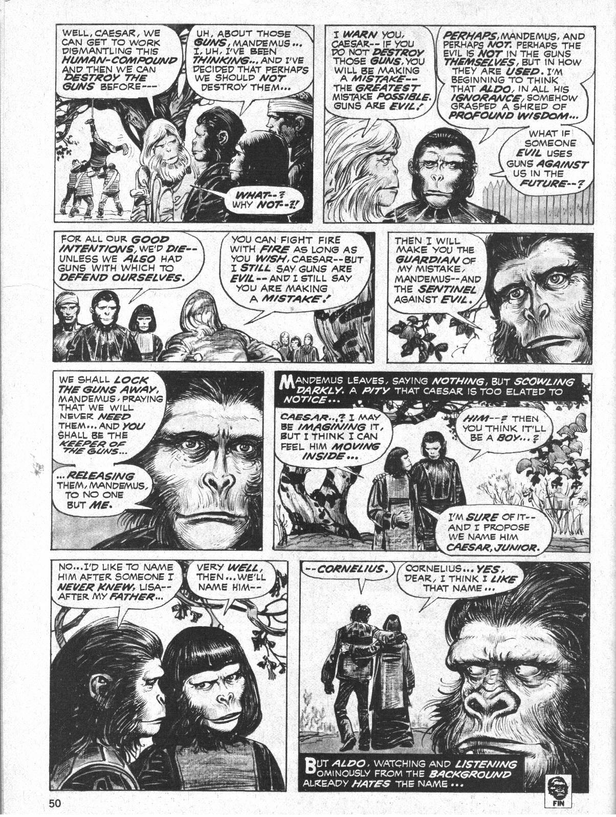 Read online Planet of the Apes comic -  Issue #22 - 51