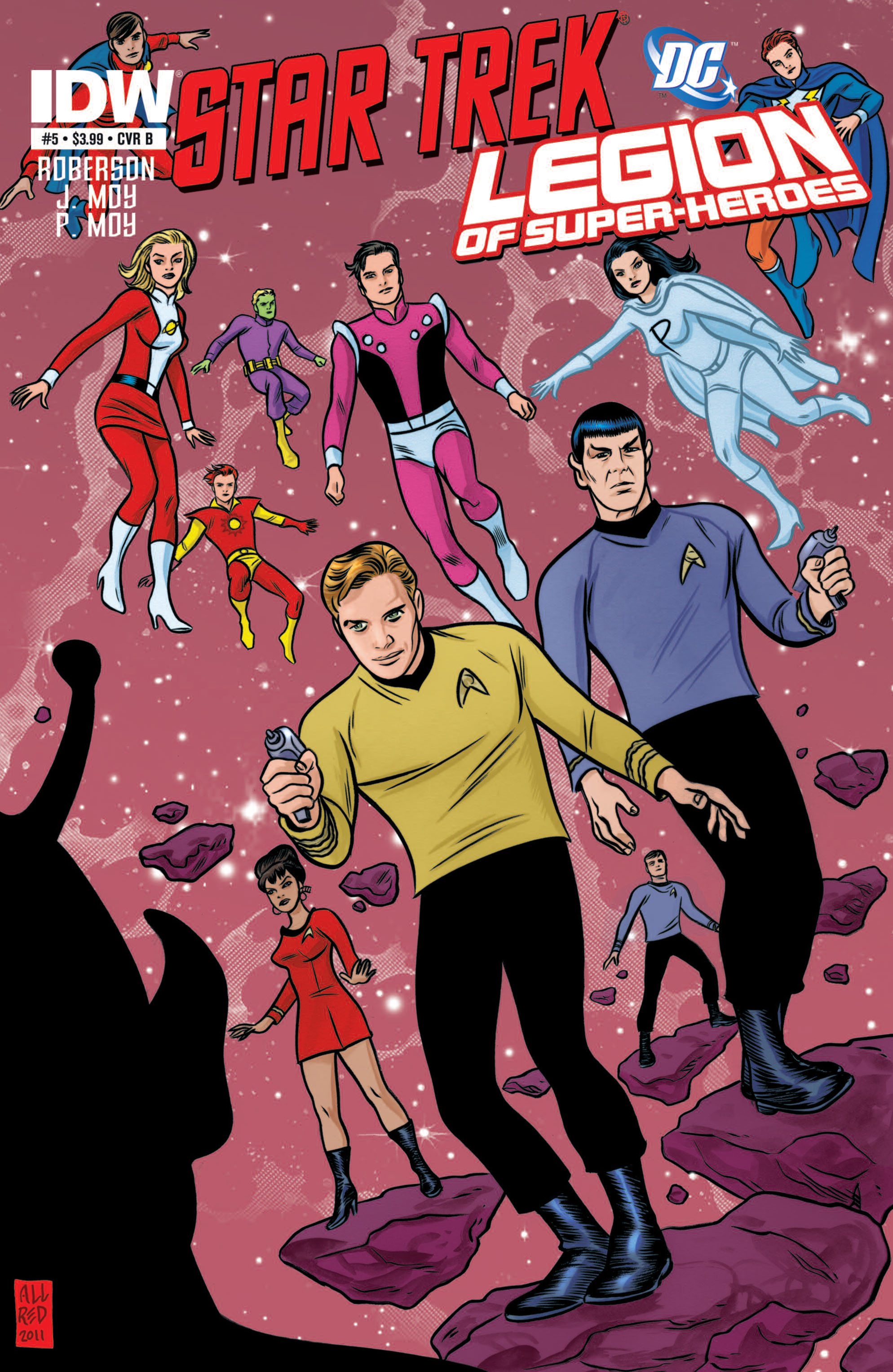 Read online Star Trek/Legion of Super-Heroes comic -  Issue #5 - 2